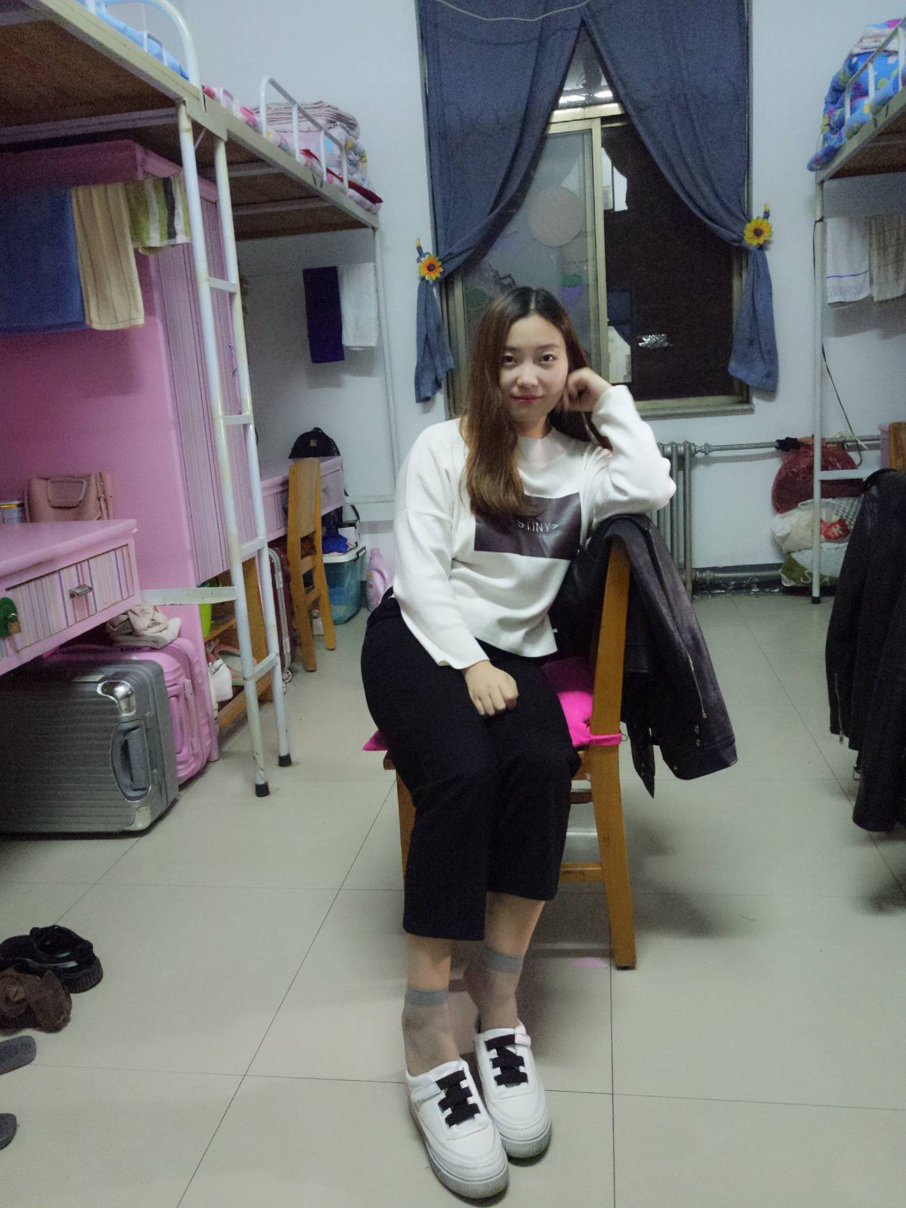 图片[66]-学妹校园寝室短丝系列002期 张梦想[104P] – 速更版-美库