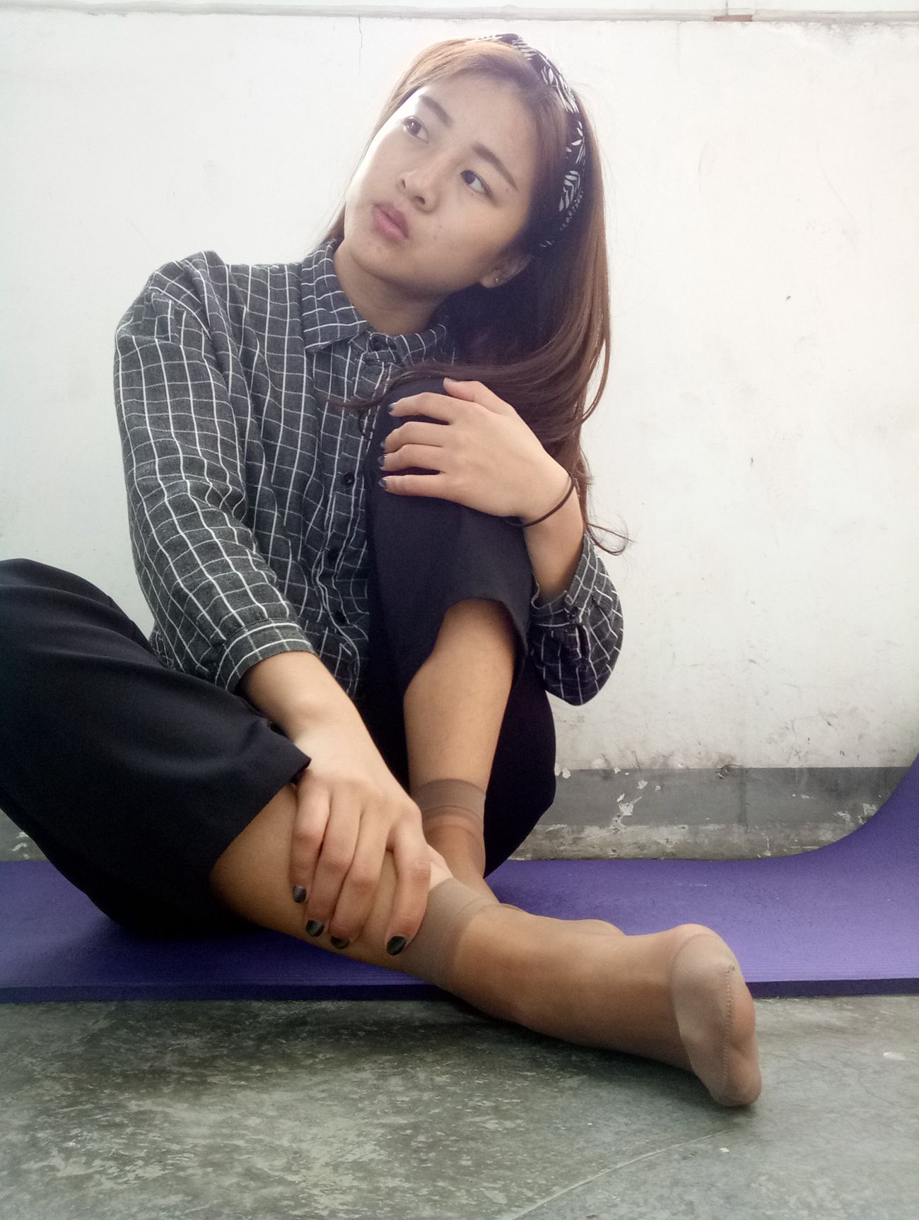 图片[53]-学妹校园寝室短丝系列003期 马聪[57P] – 速更版-美库