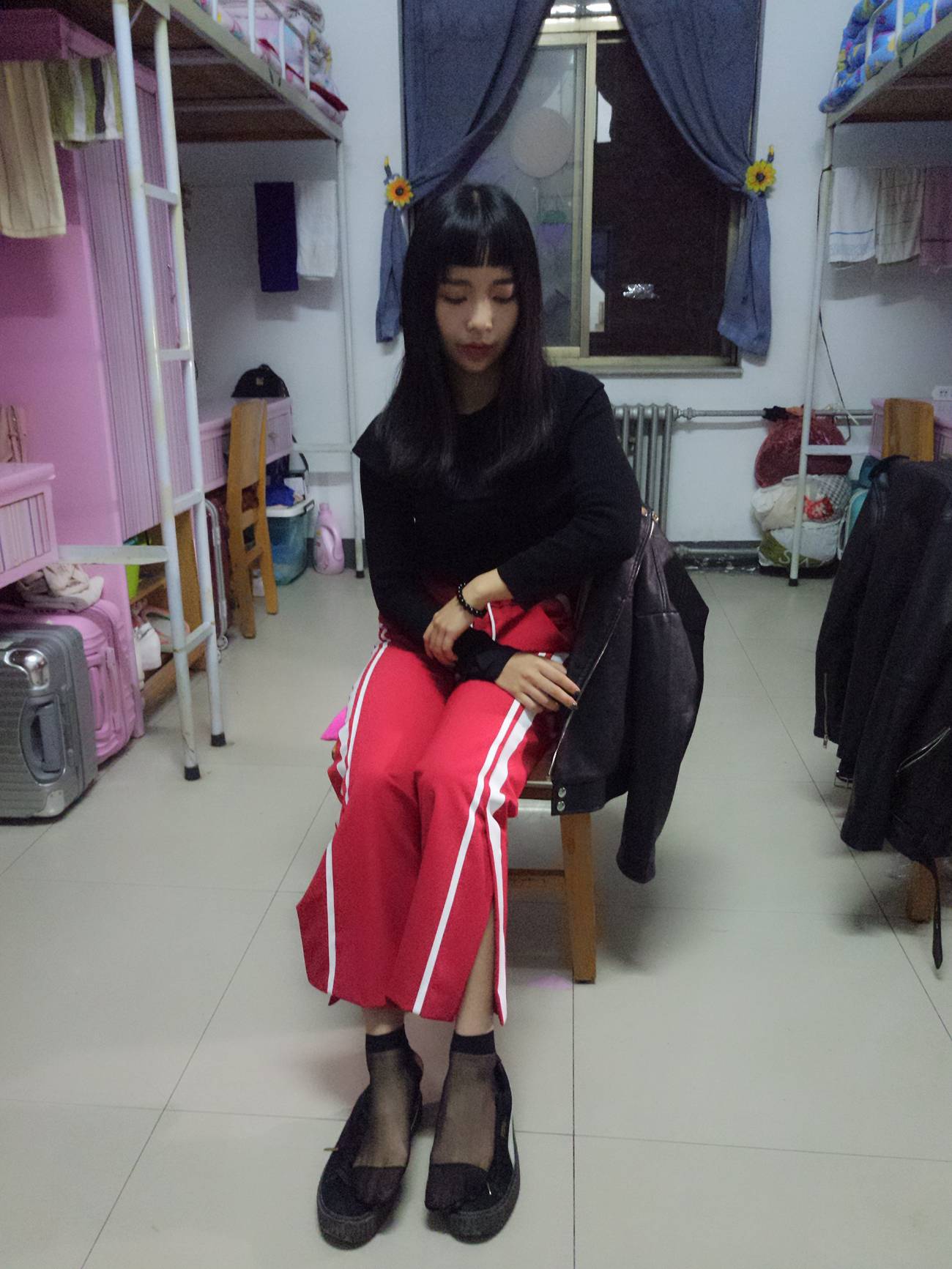 图片[85]-学妹校园寝室短丝系列002期 张梦想[104P] – 速更版-美库