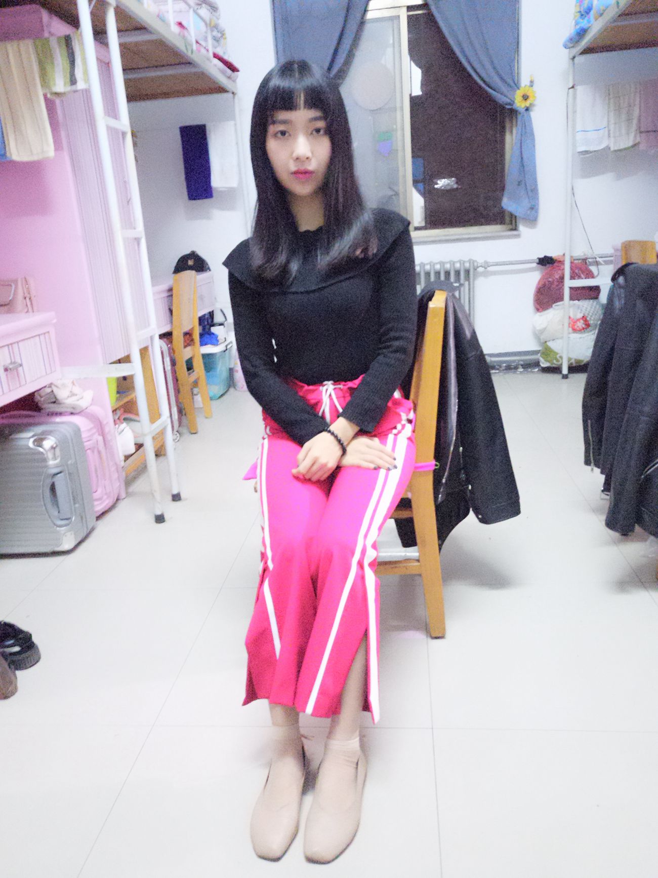 图片[93]-学妹校园寝室短丝系列002期 张梦想[104P] – 速更版-美库