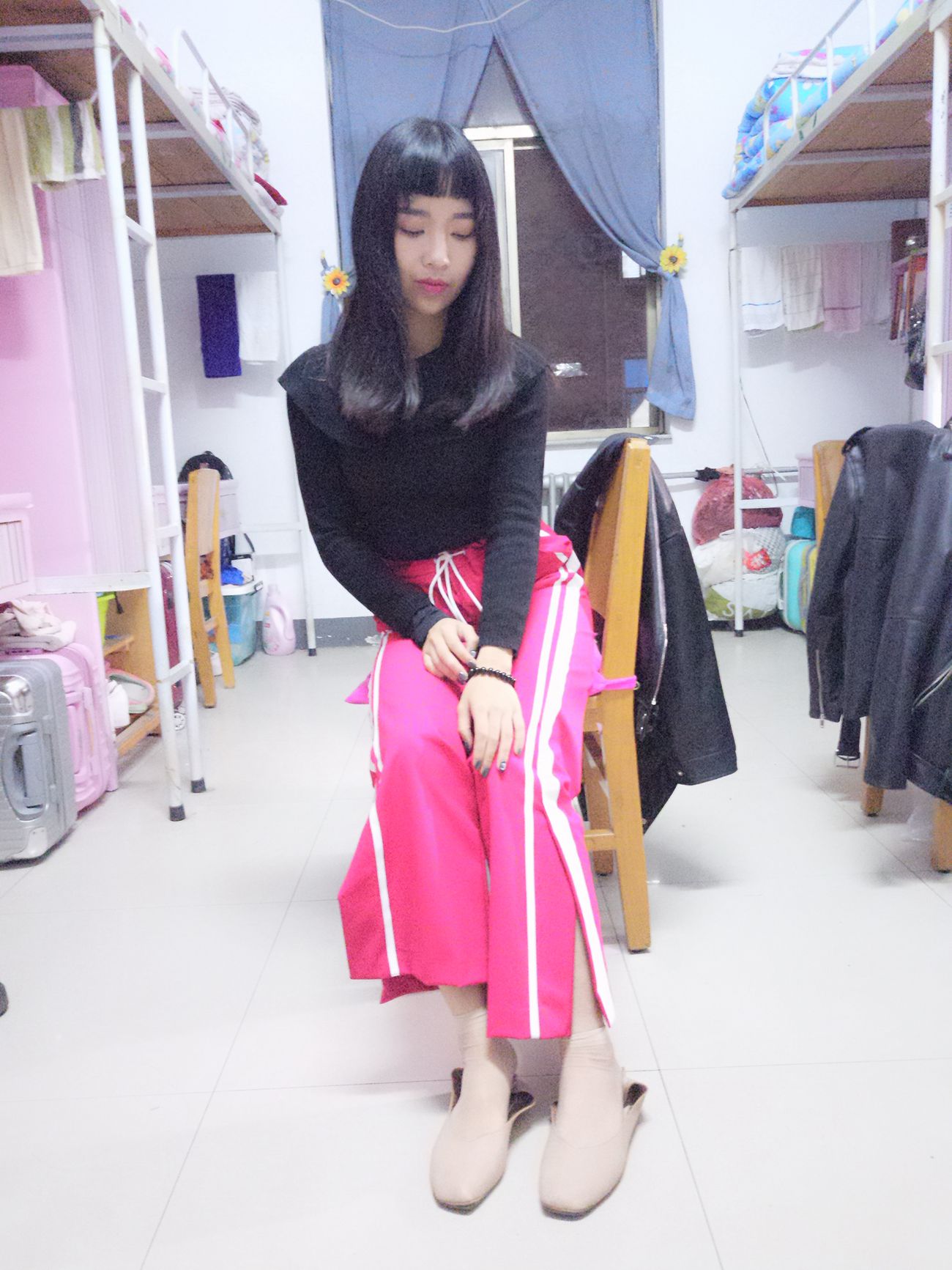 图片[98]-学妹校园寝室短丝系列002期 张梦想[104P] – 速更版-美库