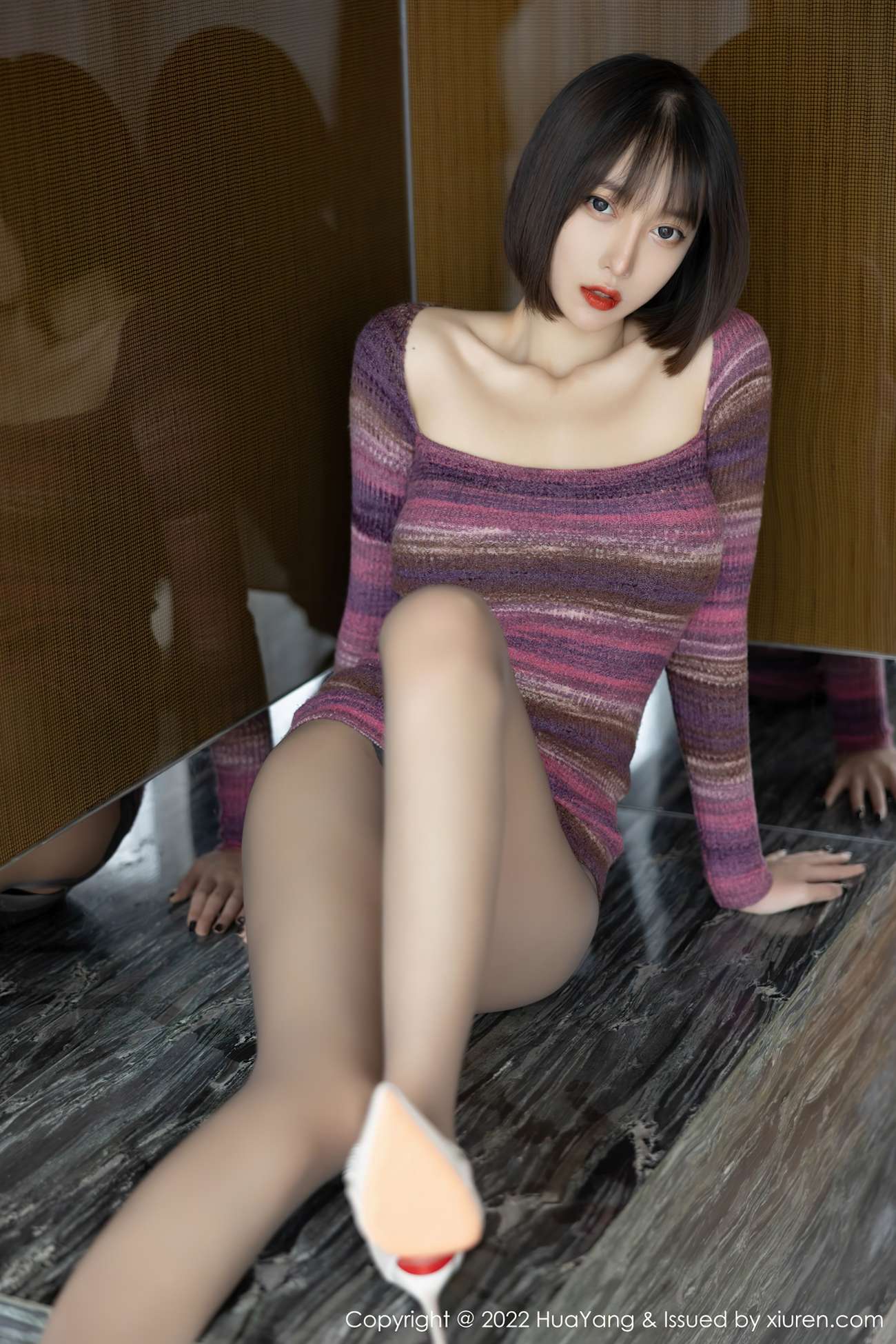 图片[18]-[HuaYang花漾]2022.02.25 Vol.487 玥儿玥[40+1P] – 速更版-美库