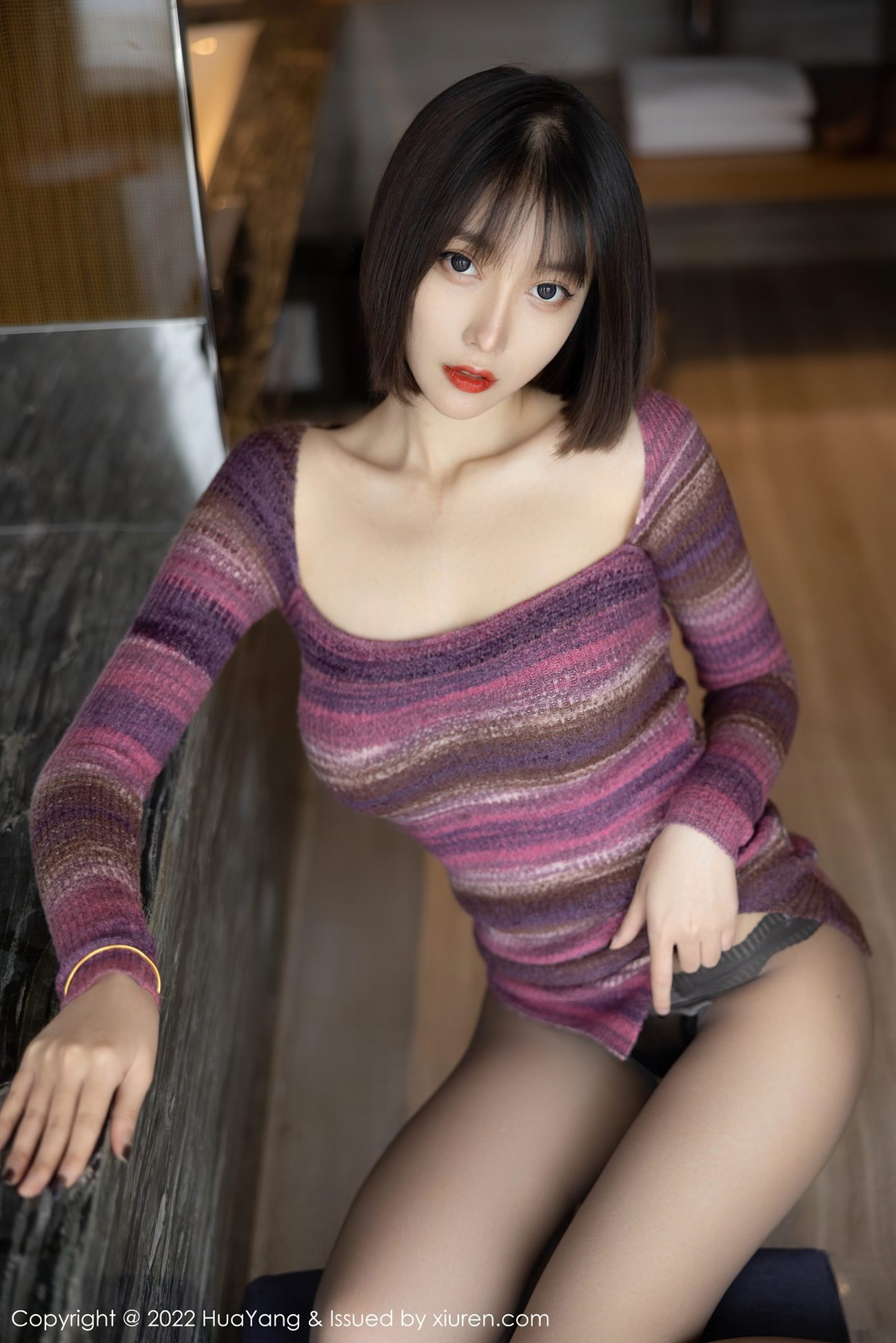 图片[25]-[HuaYang花漾]2022.02.25 Vol.487 玥儿玥[40+1P] – 速更版-美库