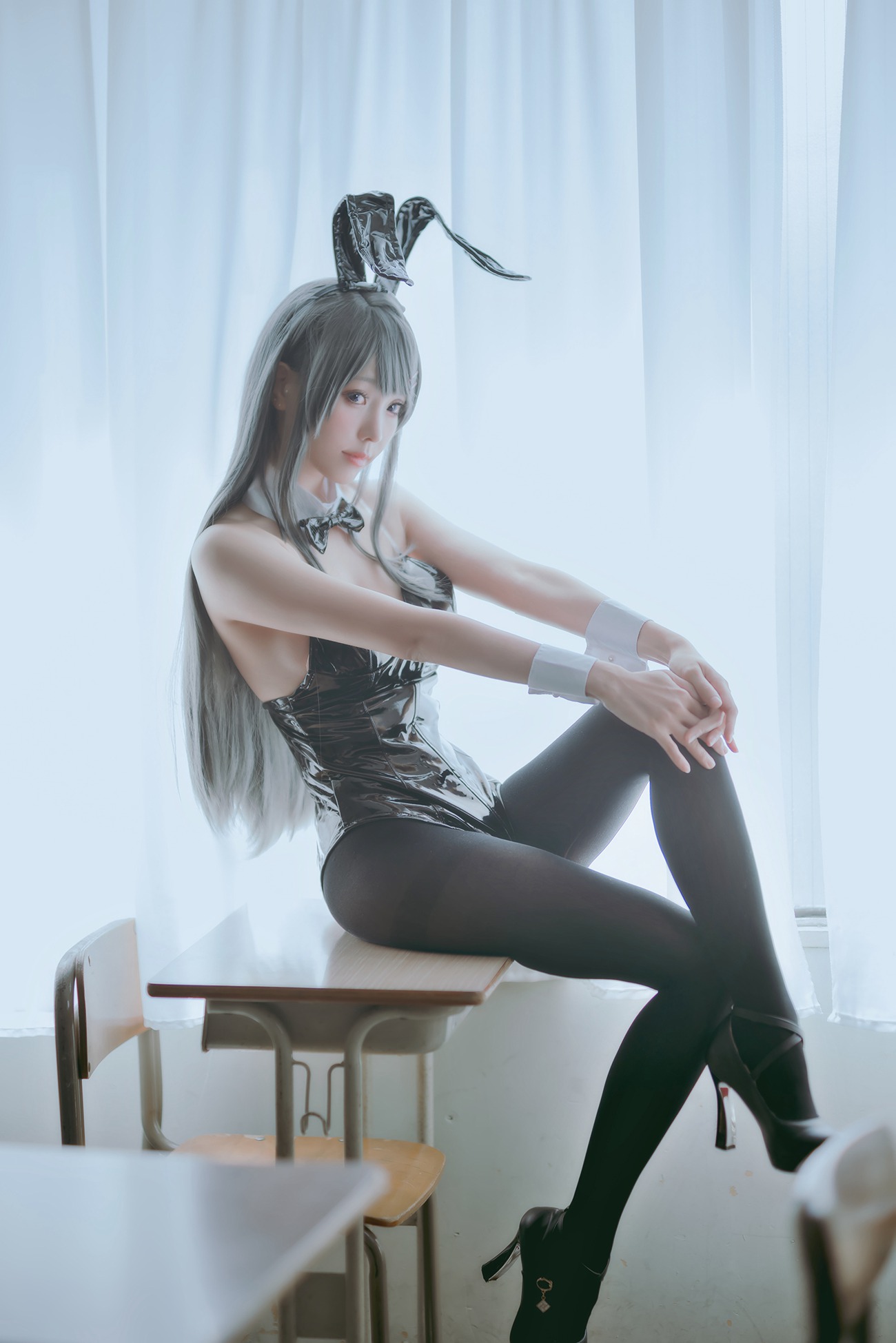 图片[14]-Ely_eee(ElyEE子) – 麻衣学姊 [69P] – 速更版-美库