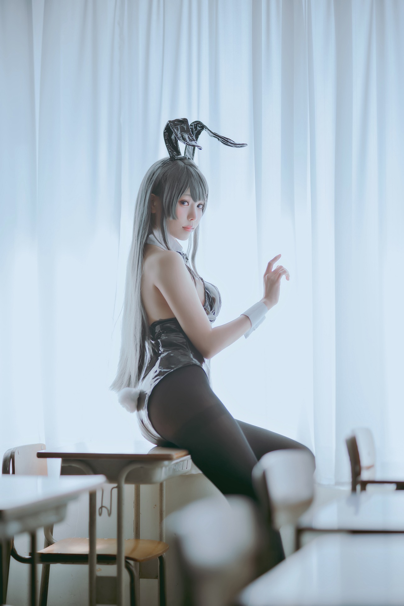 图片[17]-Ely_eee(ElyEE子) – 麻衣学姊 [69P] – 速更版-美库