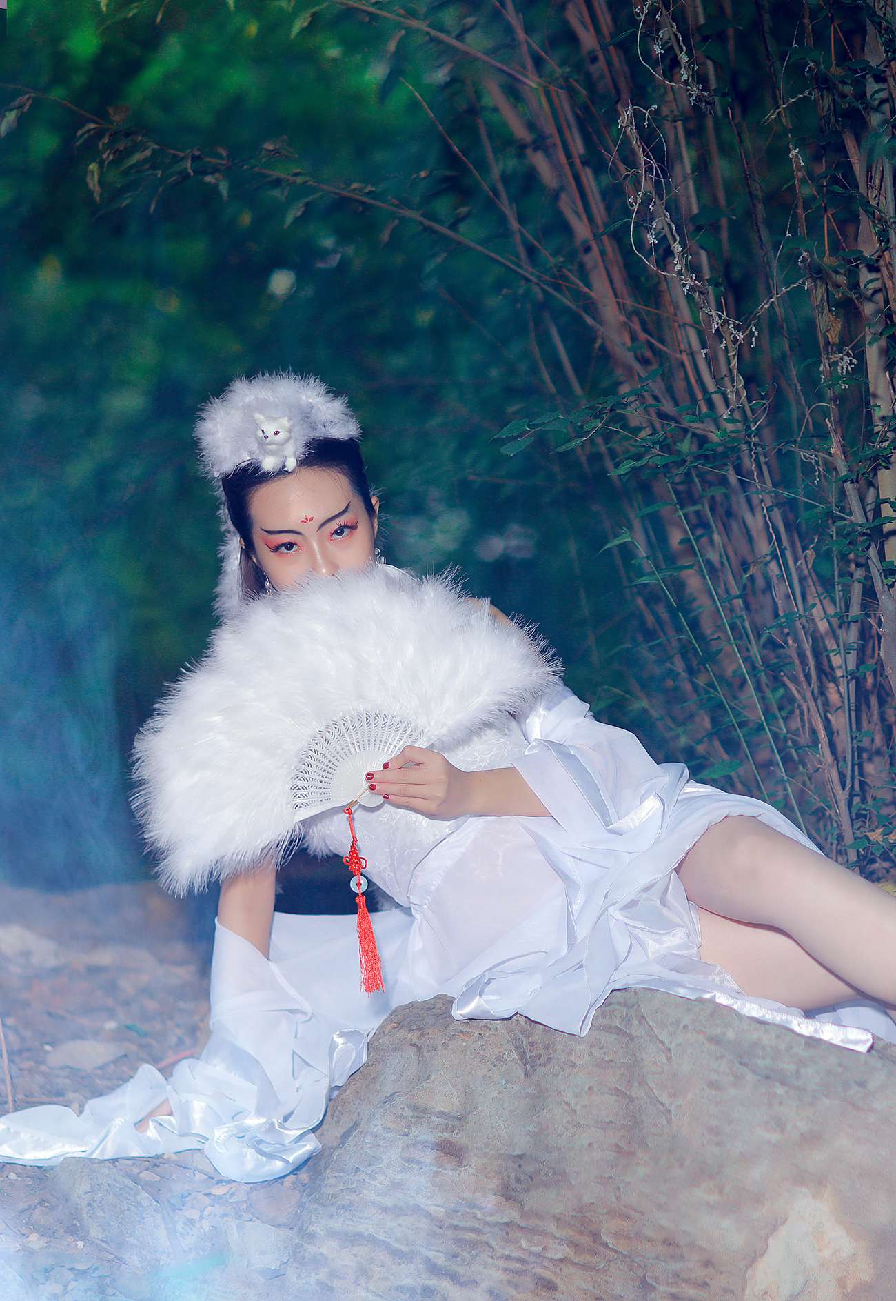 图片[20]-[YITUYU艺图语] 2021.08.16 白狐 小米 [19P] – 速更版-美库