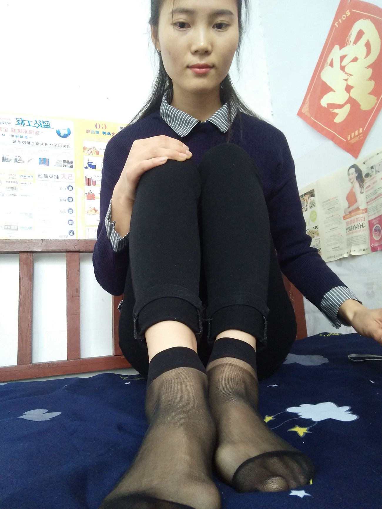 图片[14]-学妹校园寝室短丝系列005期 徐璐[52P] – 速更版-美库