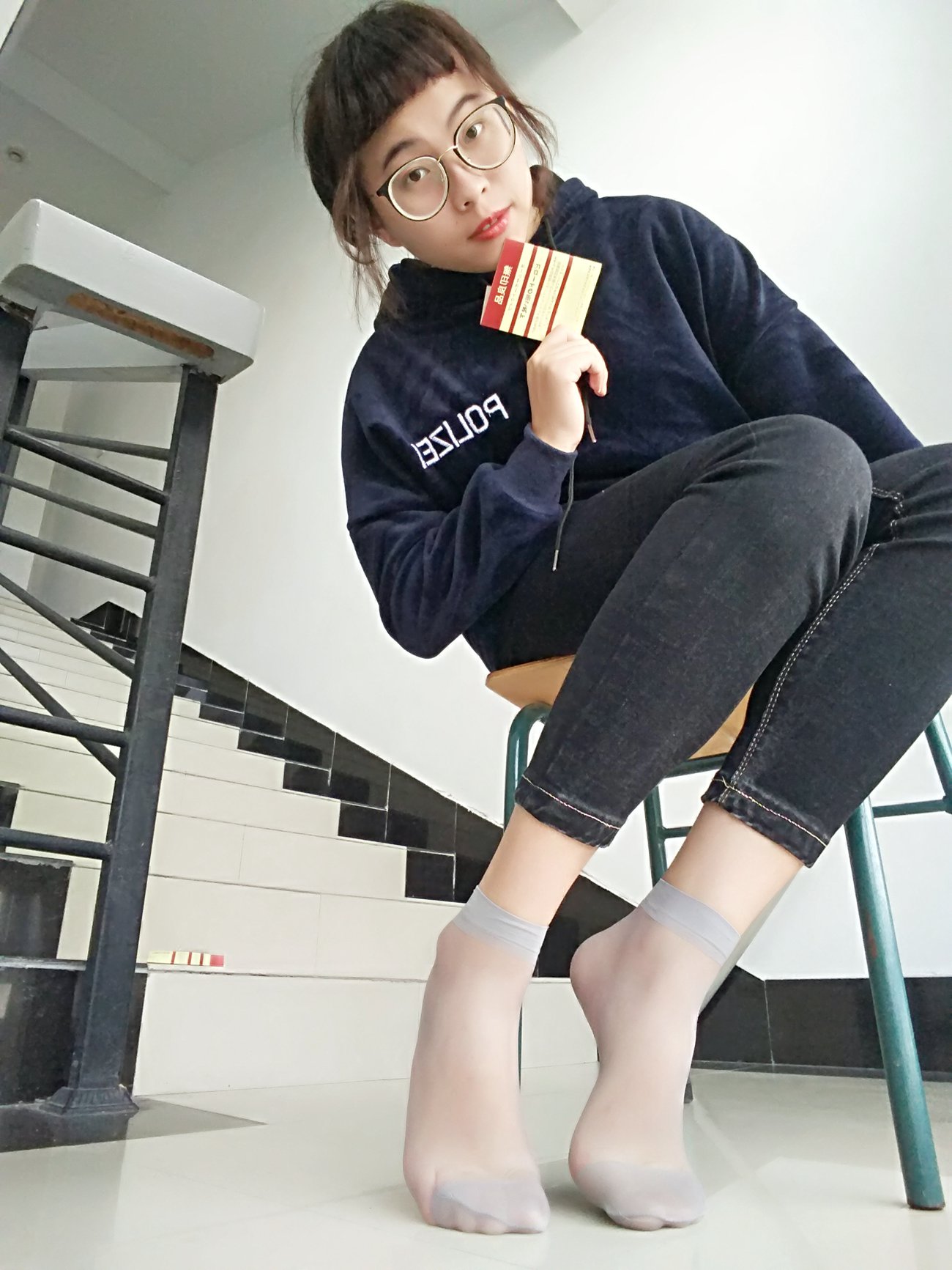 图片[21]-学妹校园寝室短丝系列004期 沈惠玲[63P] – 速更版-美库