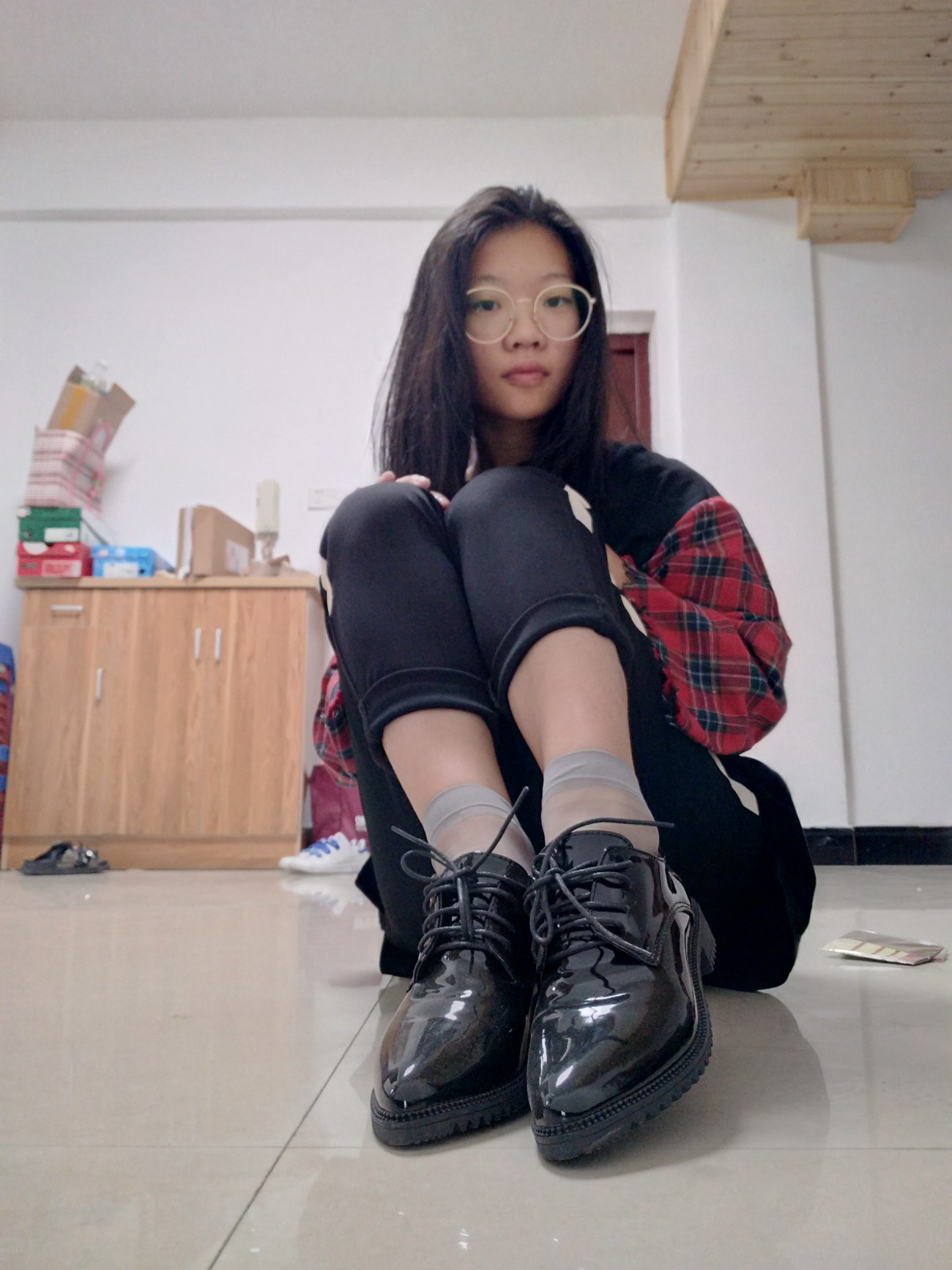 图片[11]-学妹校园寝室短丝系列006期 洪婷婷[83P] – 速更版-美库