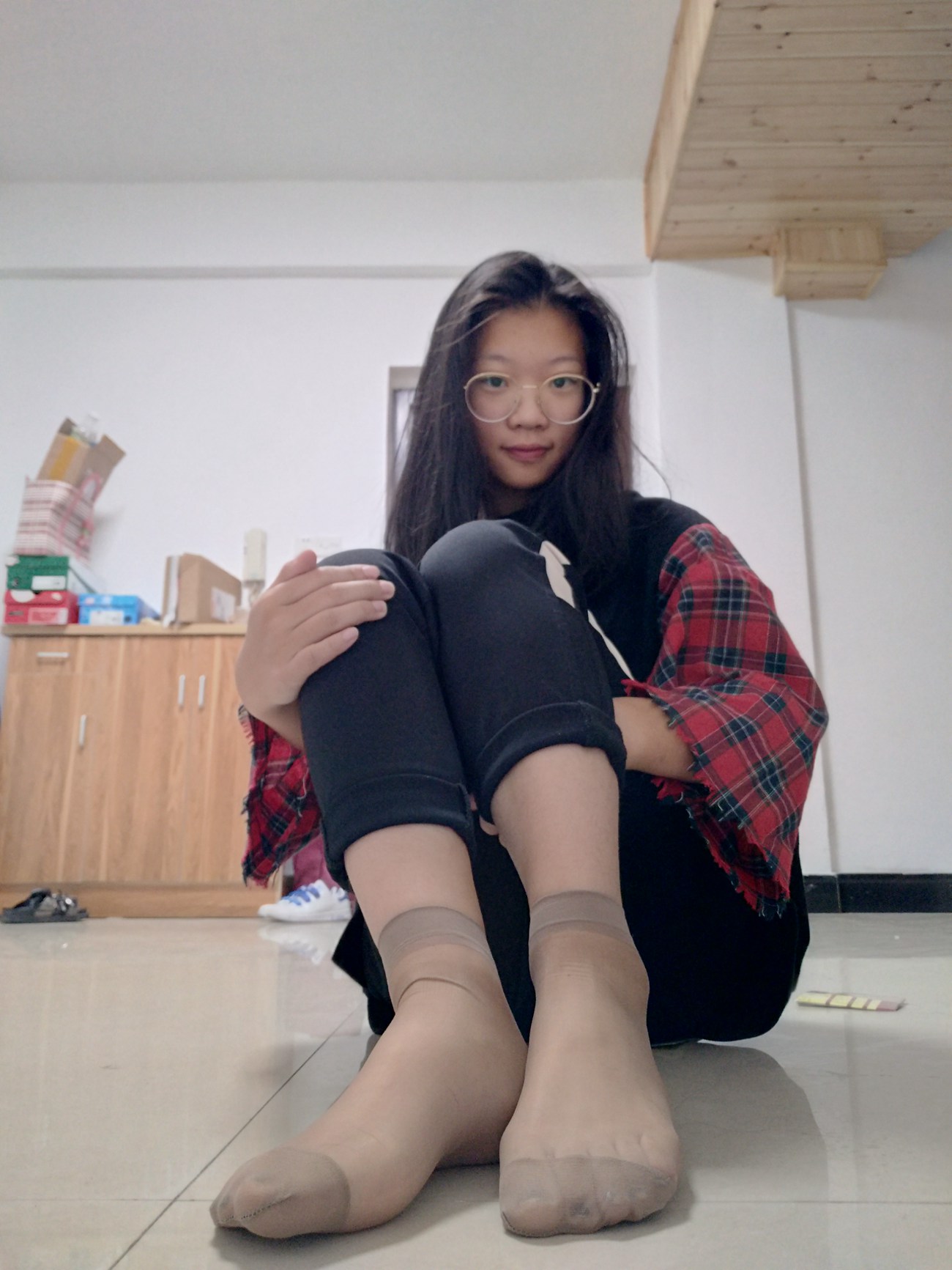 图片[14]-学妹校园寝室短丝系列006期 洪婷婷[83P] – 速更版-美库