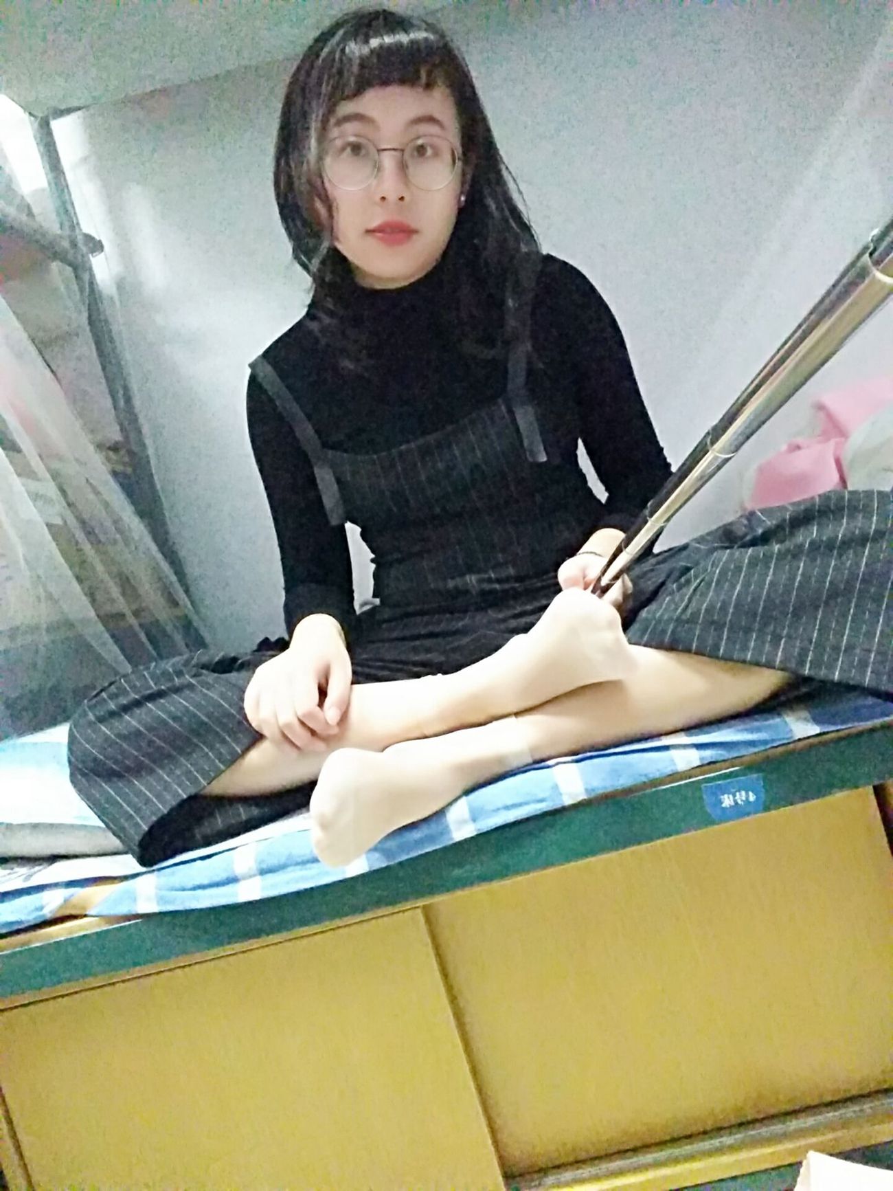 图片[30]-学妹校园寝室短丝系列004期 沈惠玲[63P] – 速更版-美库