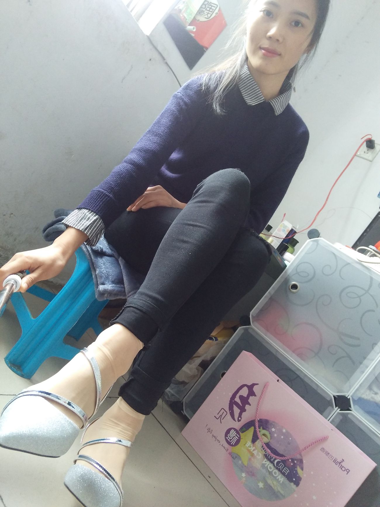 图片[26]-学妹校园寝室短丝系列005期 徐璐[52P] – 速更版-美库