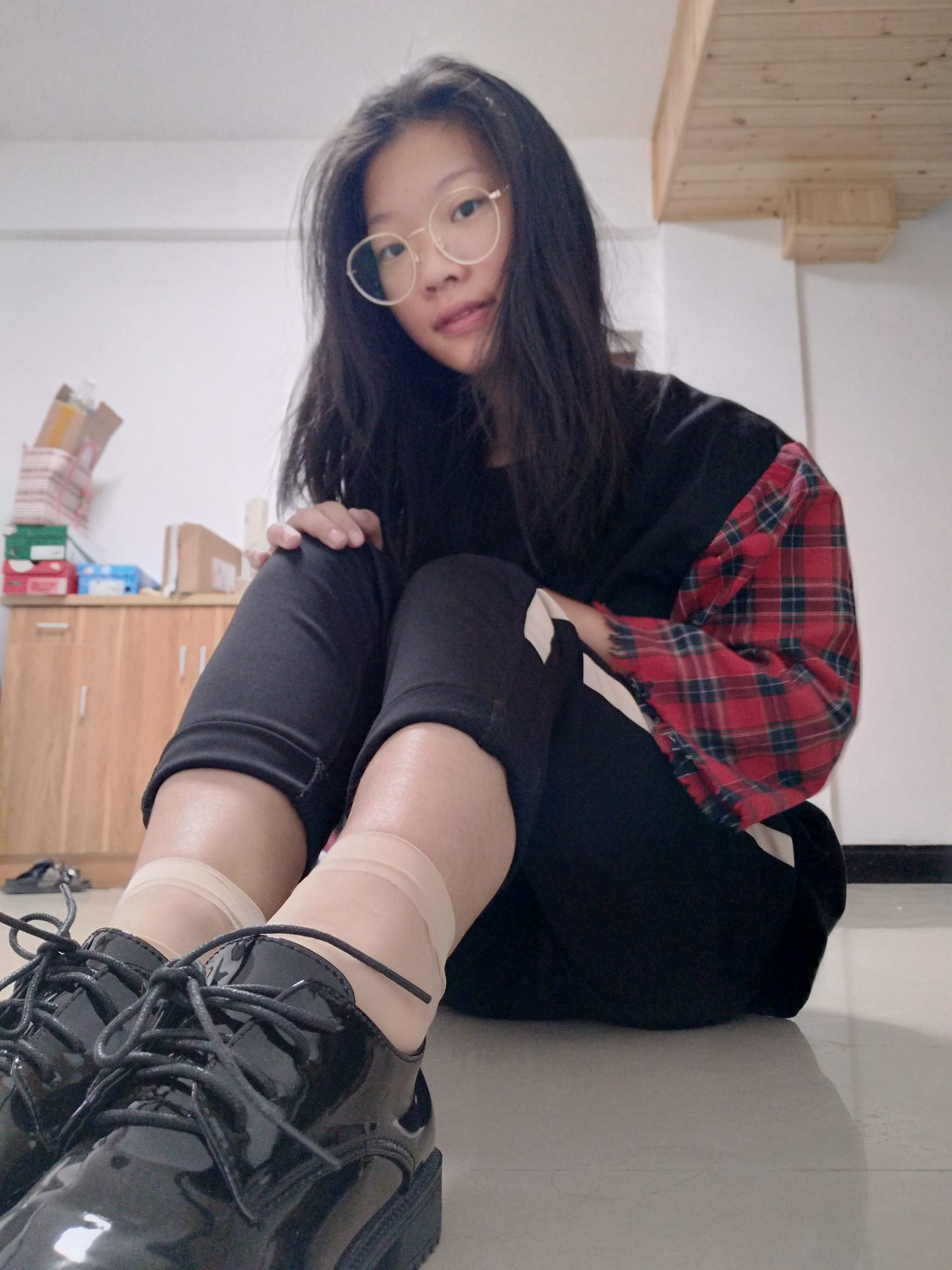 图片[19]-学妹校园寝室短丝系列006期 洪婷婷[83P] – 速更版-美库