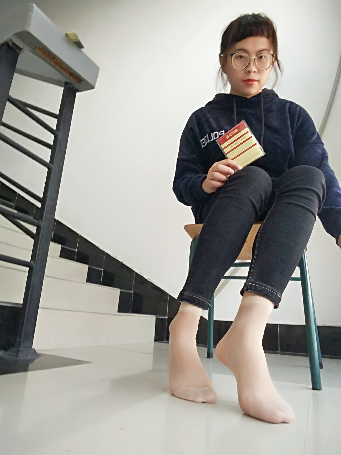 图片[40]-学妹校园寝室短丝系列004期 沈惠玲[63P] – 速更版-美库