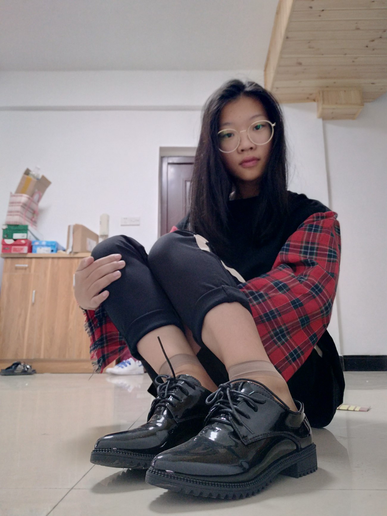 图片[33]-学妹校园寝室短丝系列006期 洪婷婷[83P] – 速更版-美库