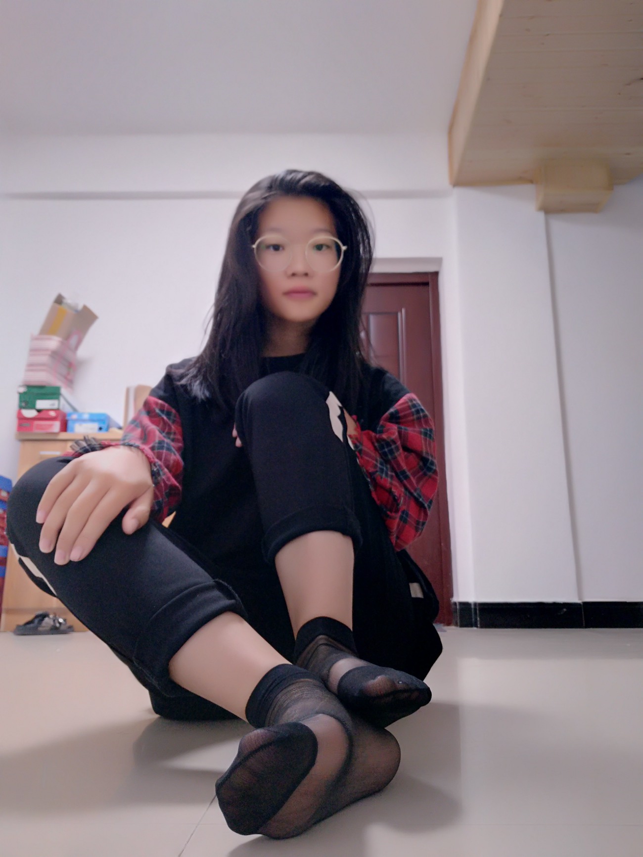 图片[38]-学妹校园寝室短丝系列006期 洪婷婷[83P] – 速更版-美库