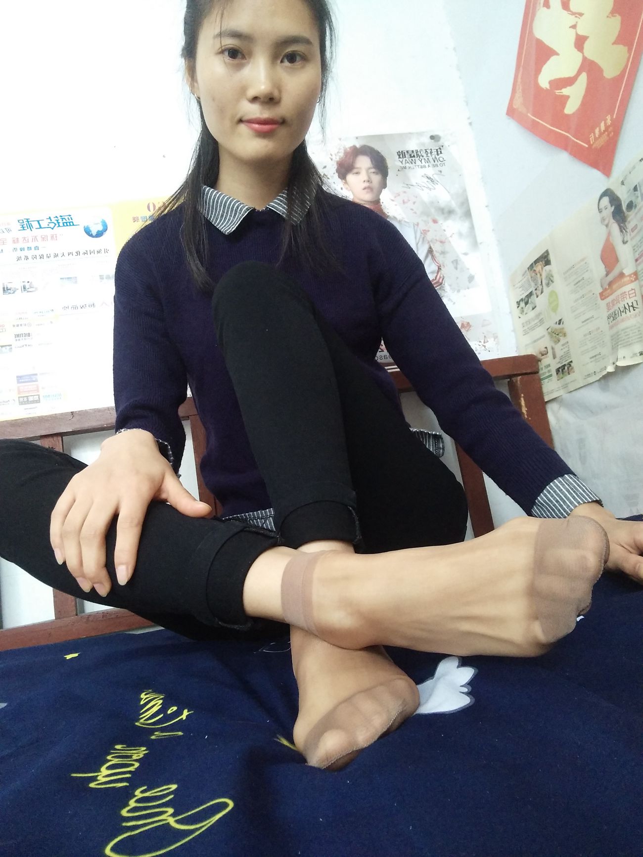 图片[44]-学妹校园寝室短丝系列005期 徐璐[52P] – 速更版-美库