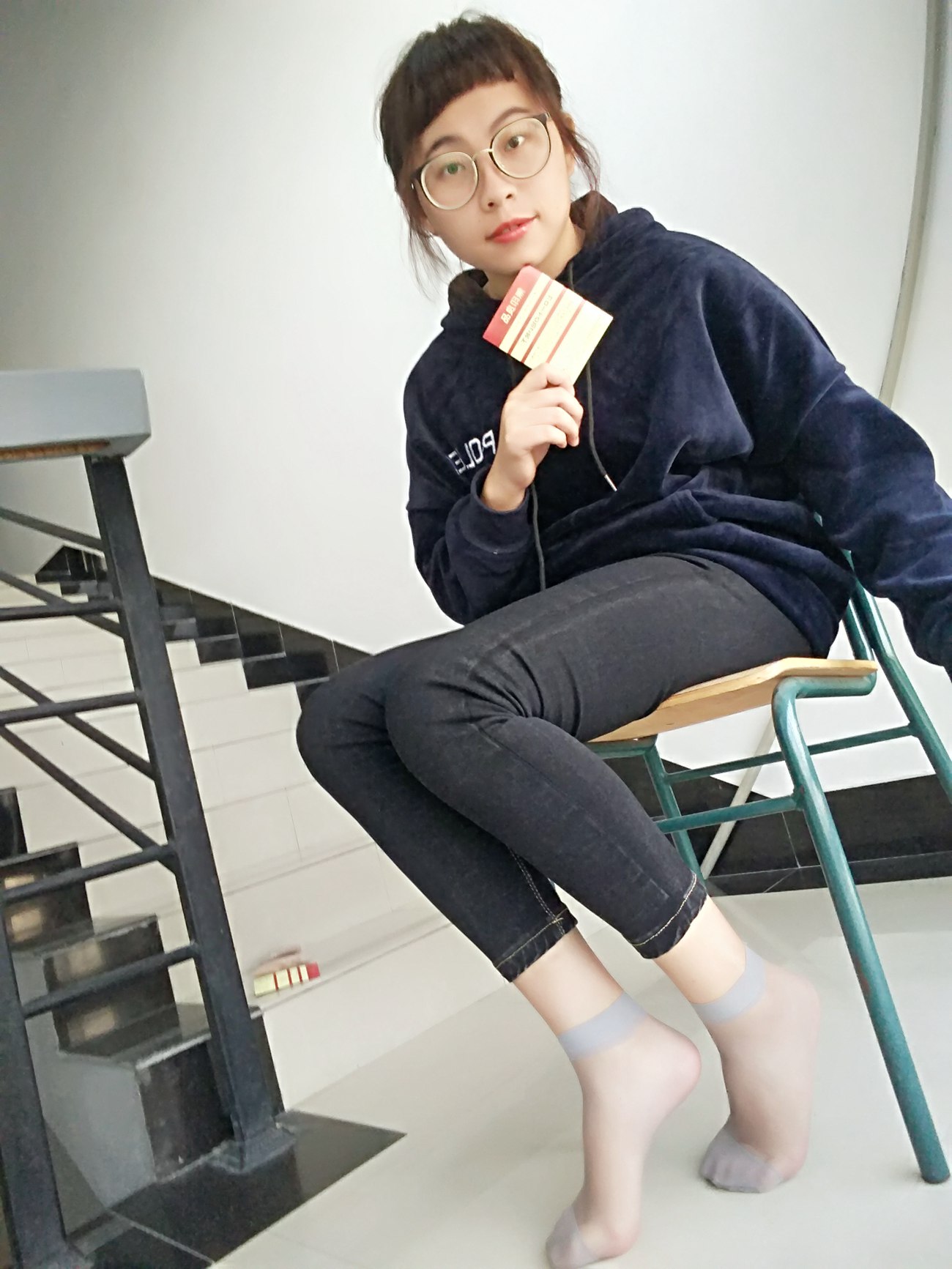 图片[58]-学妹校园寝室短丝系列004期 沈惠玲[63P] – 速更版-美库