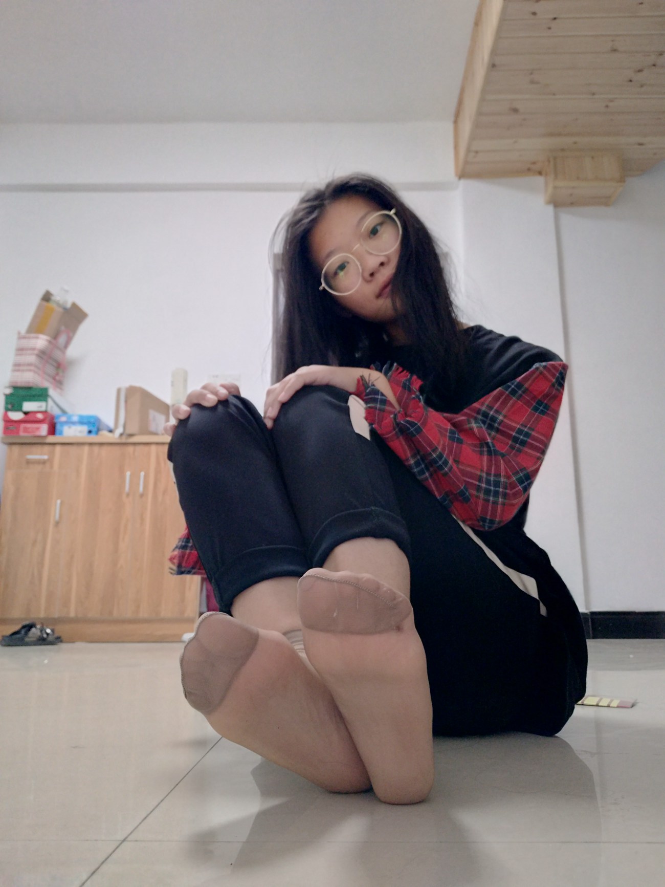 图片[43]-学妹校园寝室短丝系列006期 洪婷婷[83P] – 速更版-美库