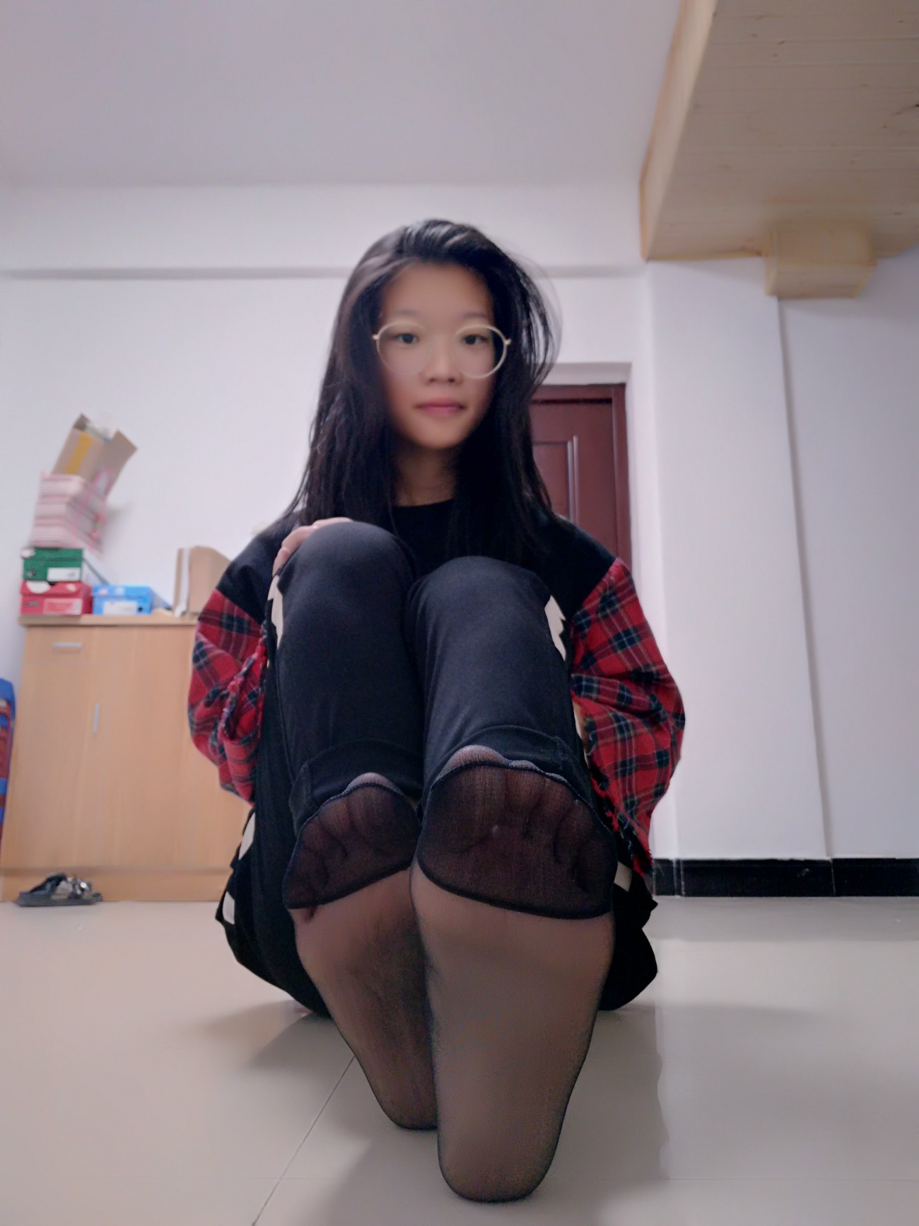 图片[50]-学妹校园寝室短丝系列006期 洪婷婷[83P] – 速更版-美库