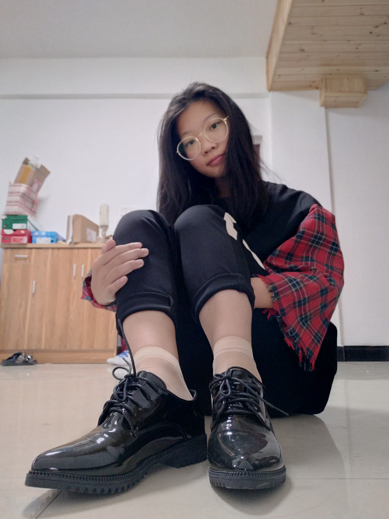 图片[51]-学妹校园寝室短丝系列006期 洪婷婷[83P] – 速更版-美库