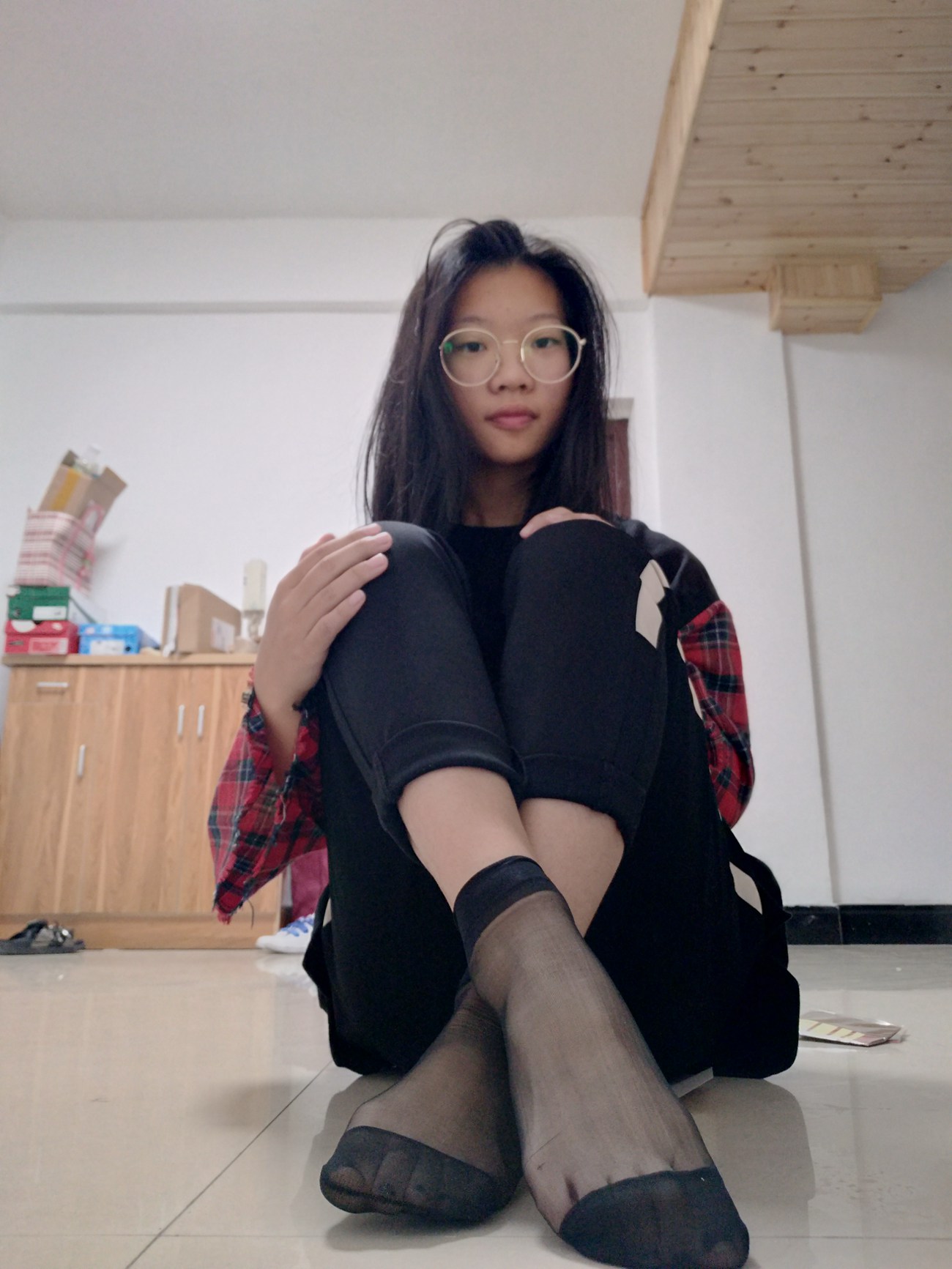 图片[58]-学妹校园寝室短丝系列006期 洪婷婷[83P] – 速更版-美库