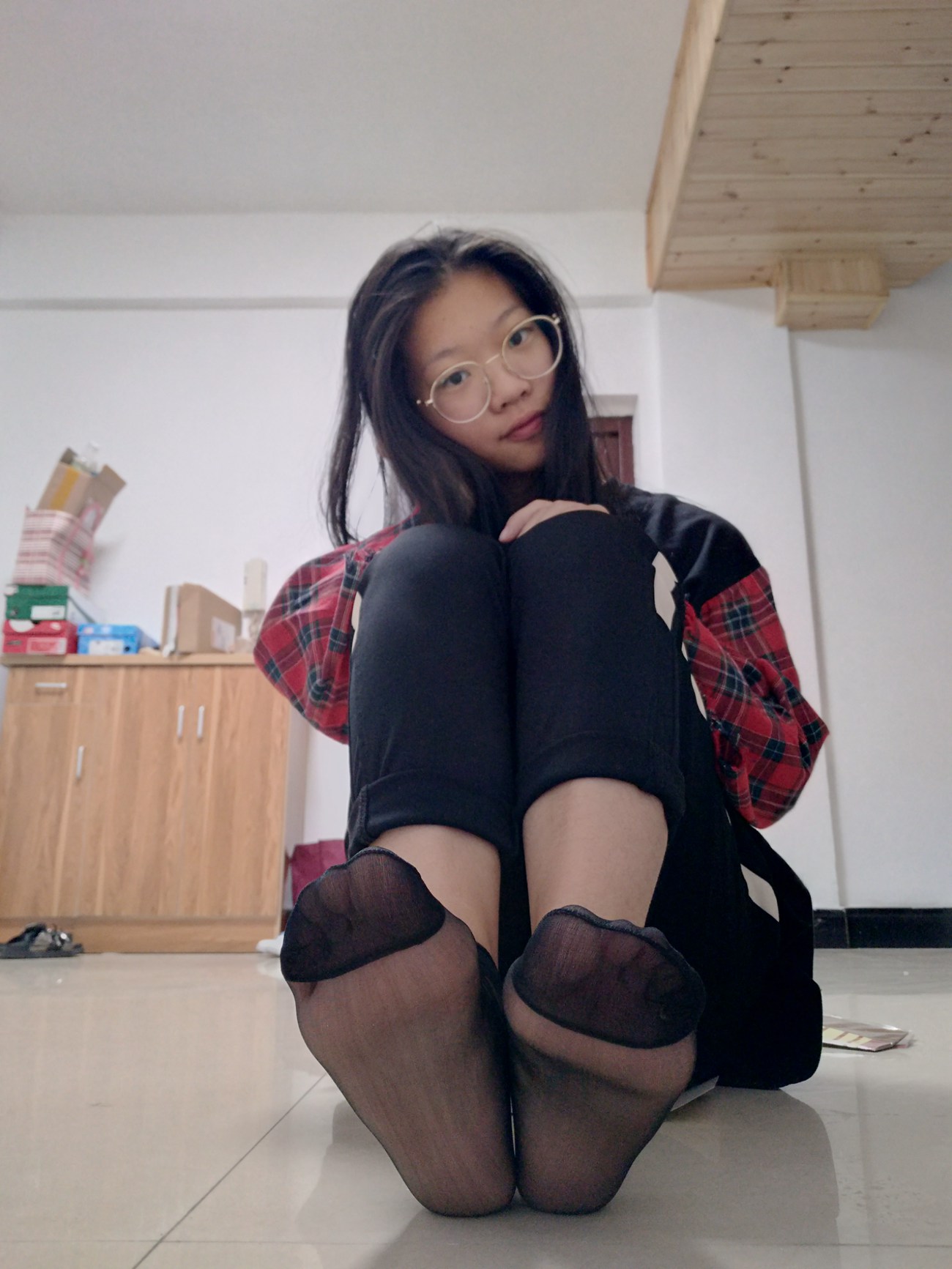 图片[59]-学妹校园寝室短丝系列006期 洪婷婷[83P] – 速更版-美库