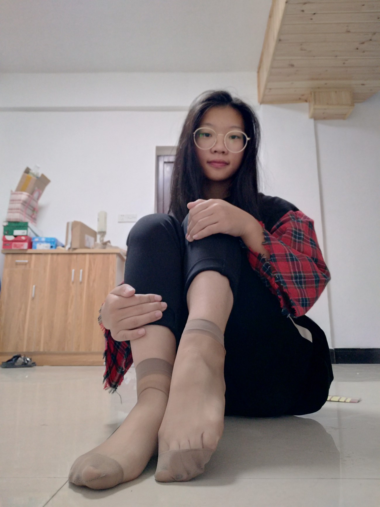 图片[64]-学妹校园寝室短丝系列006期 洪婷婷[83P] – 速更版-美库