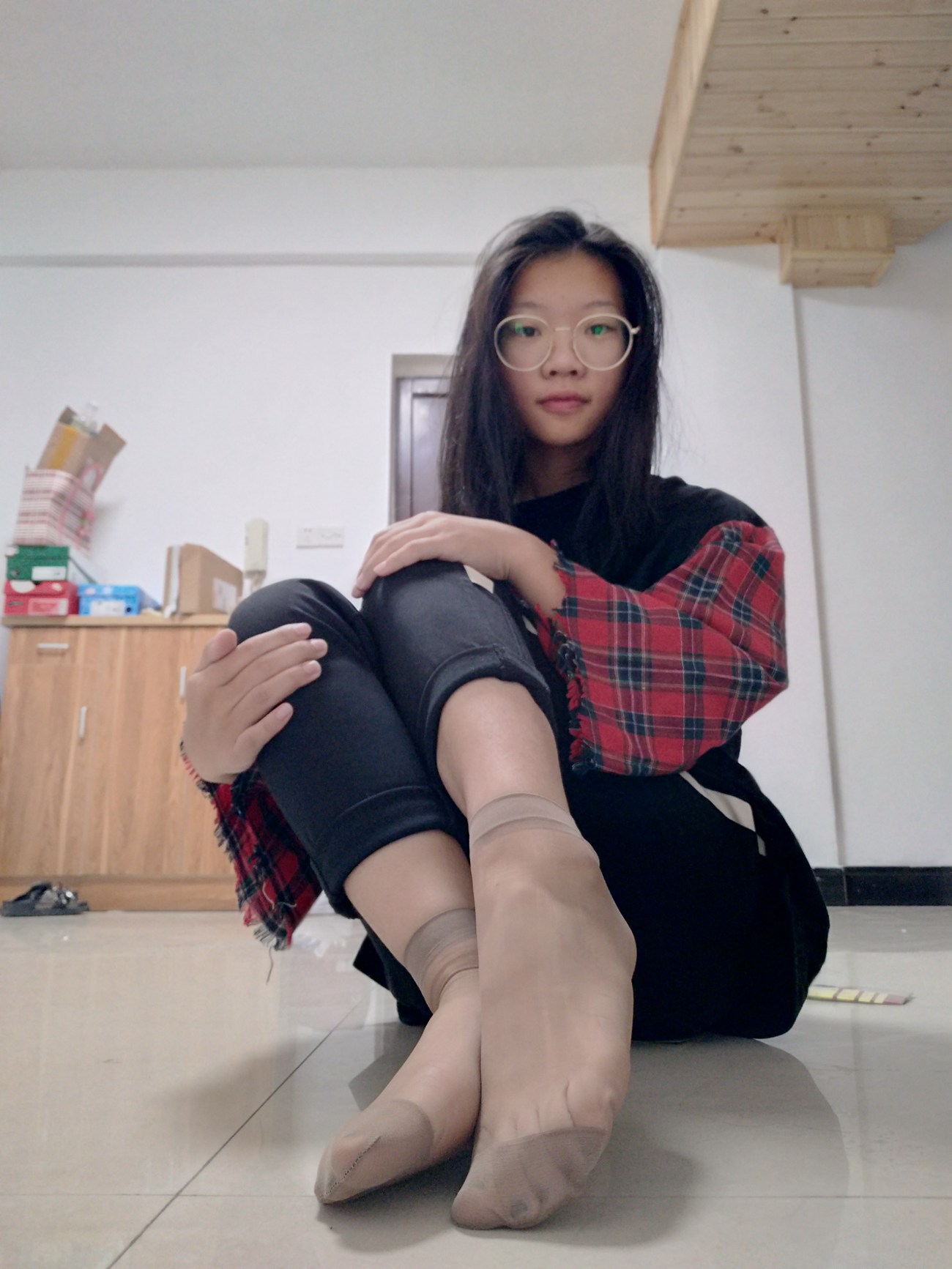 图片[65]-学妹校园寝室短丝系列006期 洪婷婷[83P] – 速更版-美库