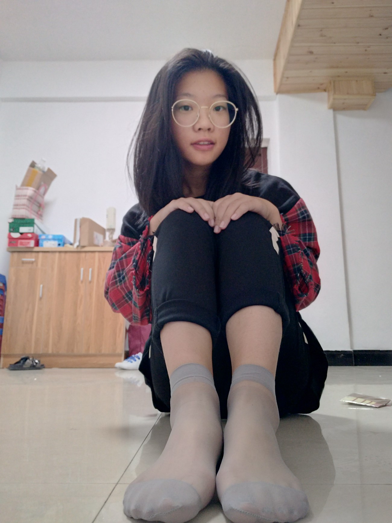 图片[66]-学妹校园寝室短丝系列006期 洪婷婷[83P] – 速更版-美库