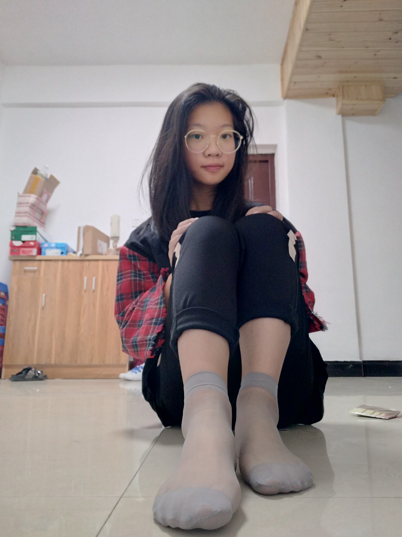 图片[70]-学妹校园寝室短丝系列006期 洪婷婷[83P] – 速更版-美库