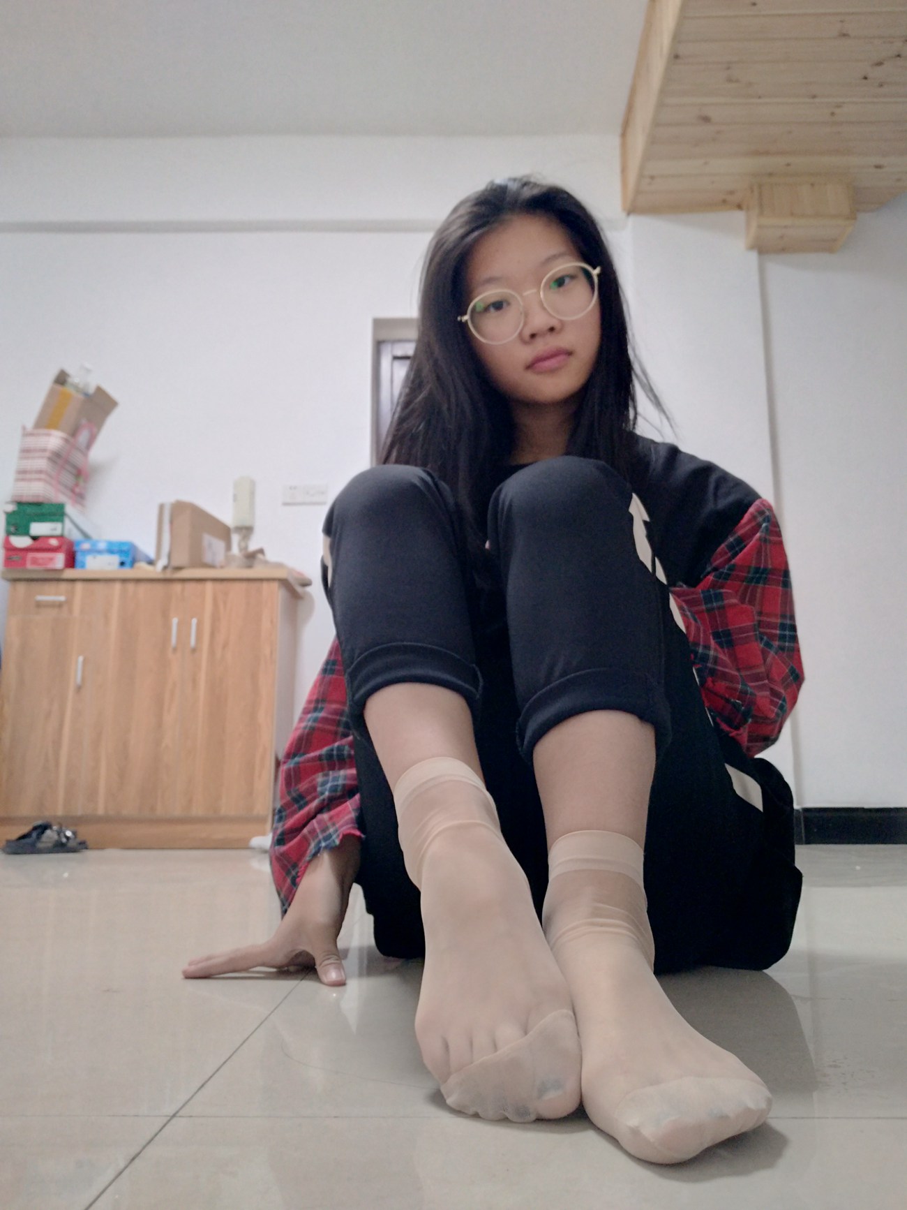 图片[80]-学妹校园寝室短丝系列006期 洪婷婷[83P] – 速更版-美库