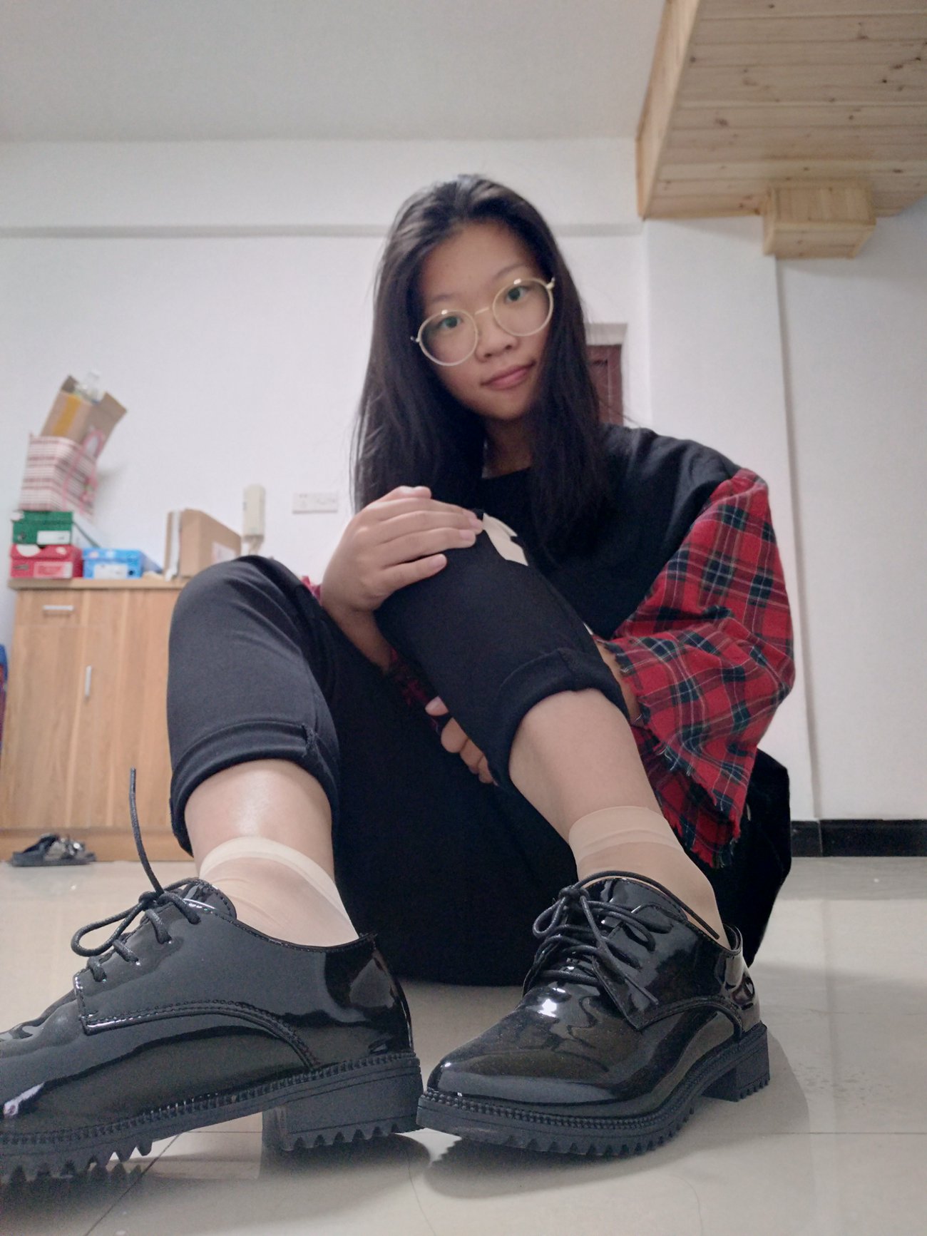 图片[82]-学妹校园寝室短丝系列006期 洪婷婷[83P] – 速更版-美库