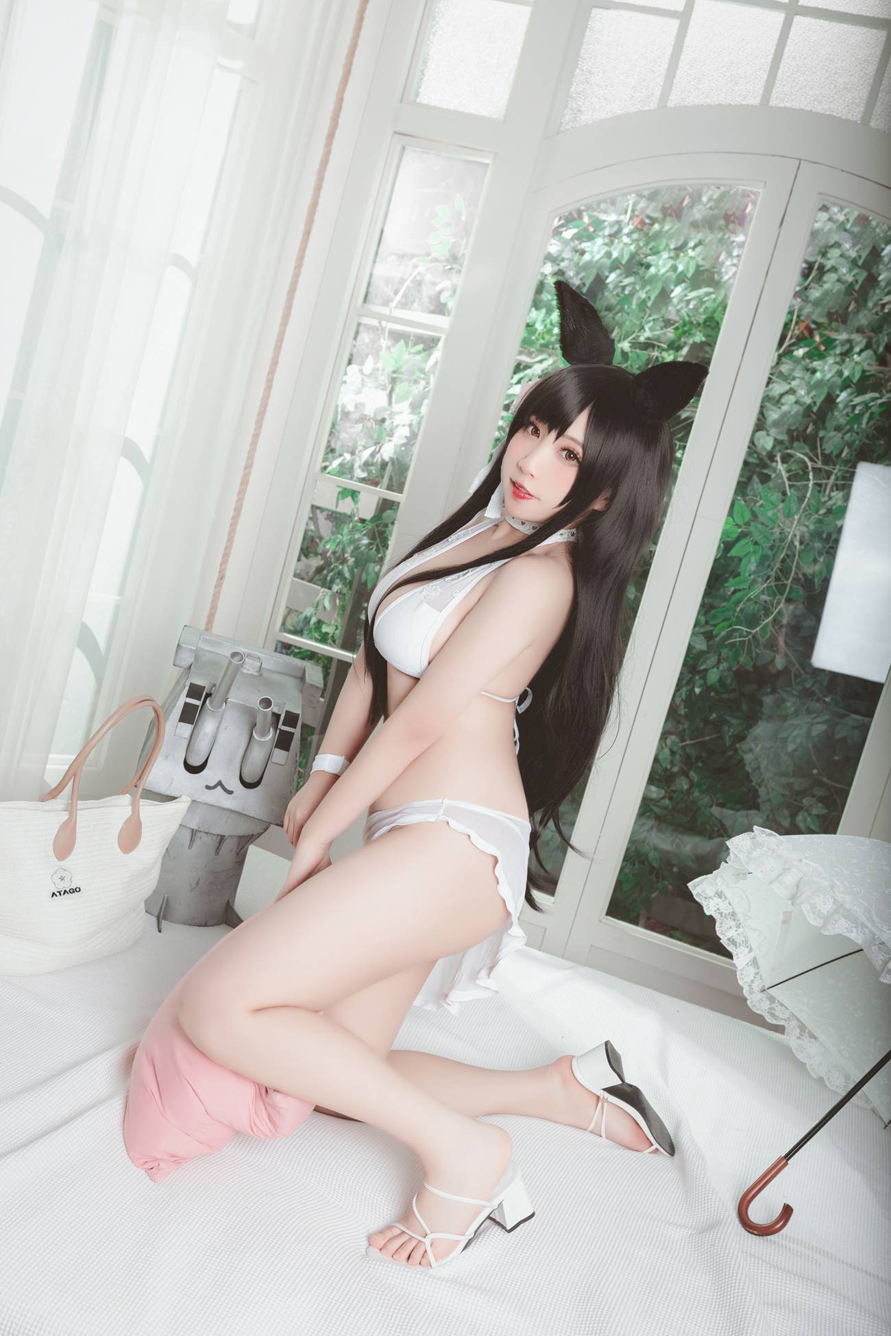 图片[26]-貓田聖奈奈(桃之啾啾)- 爱宕泳装 盛夏进行曲[25P] – 速更版-美库