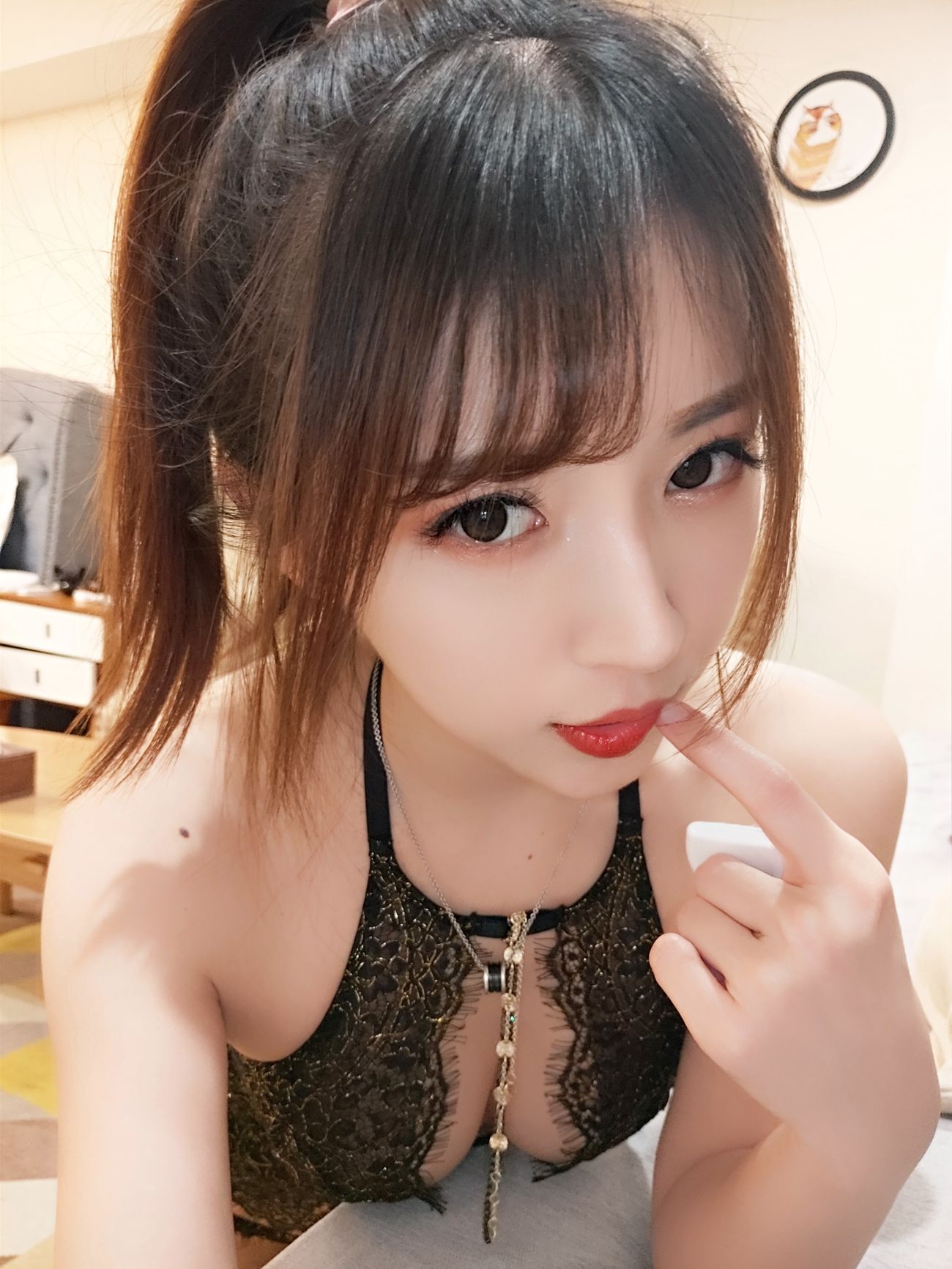 图片[10]-小女巫露娜 – 蕾丝亮钻黑色长筒[40P] – 速更版-美库