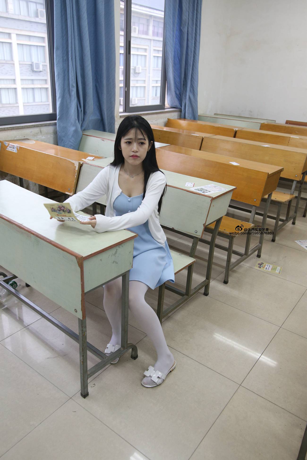 图片[19]-大西瓜爱牙膏-早期作品-Z4-1 小蓝裙 [261P] – 速更版-美库