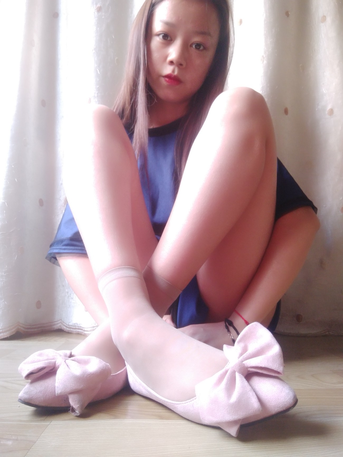 图片[20]-学妹校园寝室短丝系列008期 蕾蕾[41P] – 速更版-美库