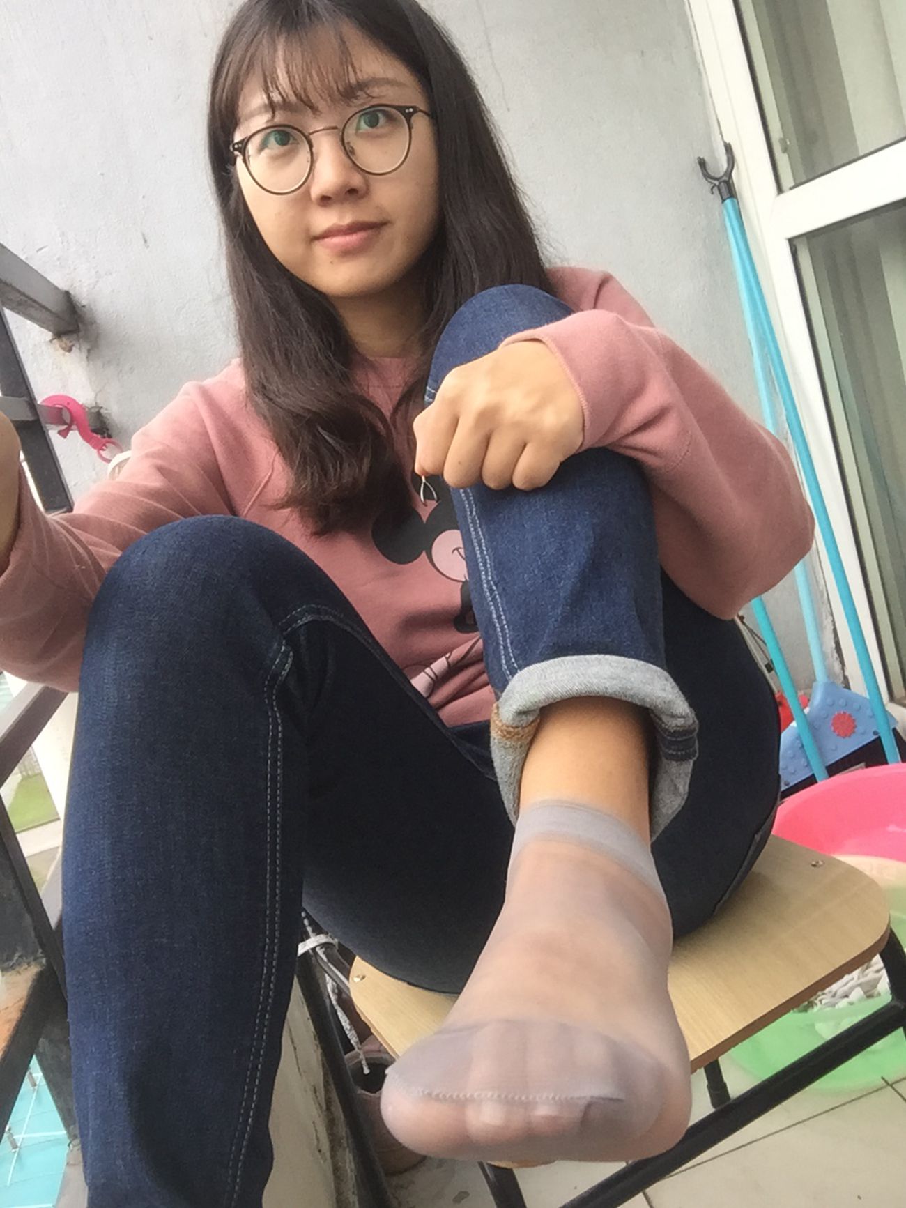 图片[54]-学妹校园寝室短丝系列007期 朱晨伊[55P] – 速更版-美库