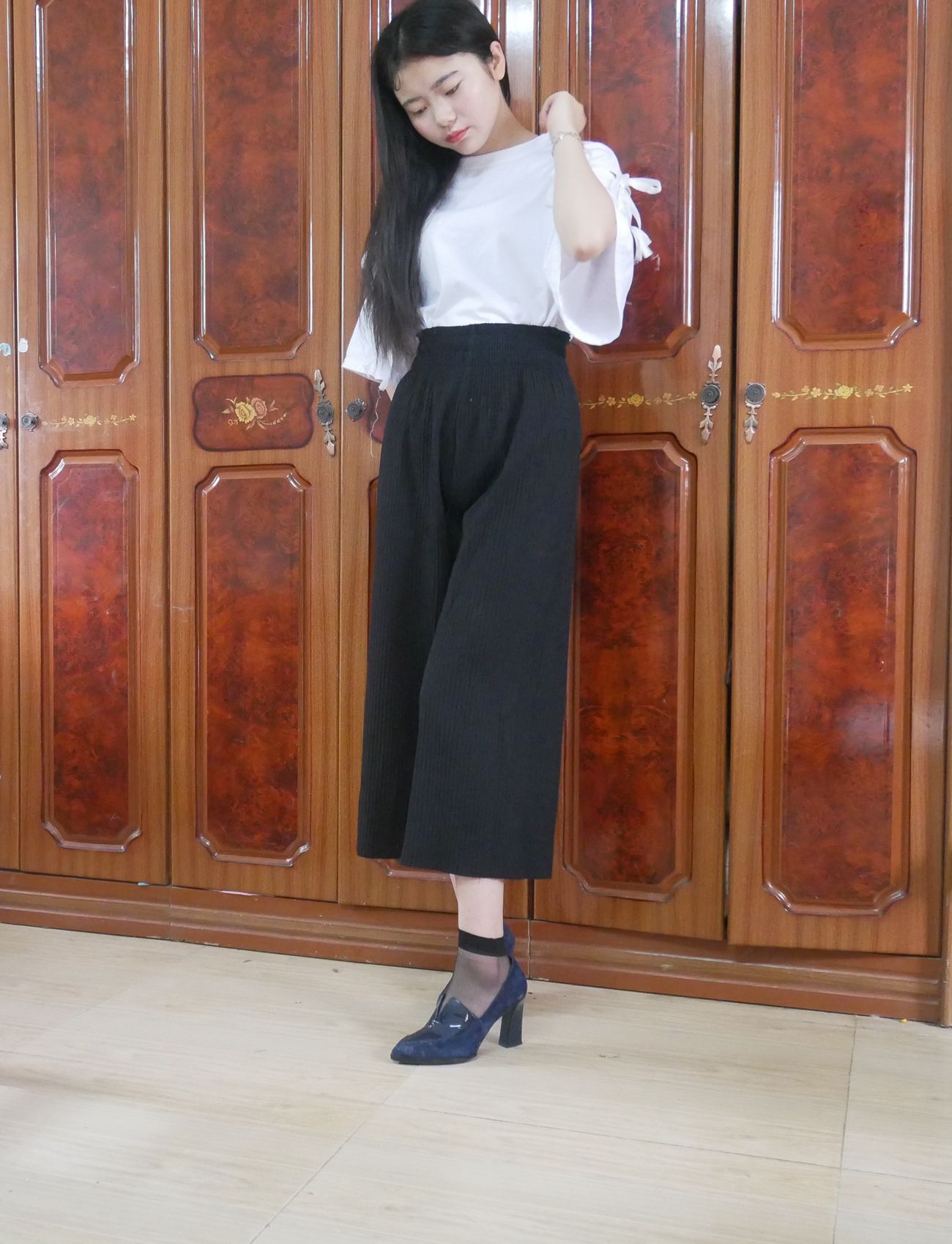 图片[25]-学妹校园寝室短丝系列009期 曹颖[112P] – 速更版-美库