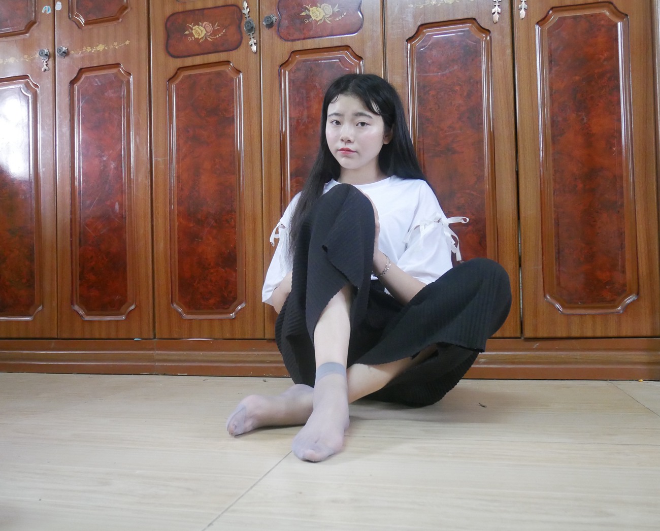 图片[26]-学妹校园寝室短丝系列009期 曹颖[112P] – 速更版-美库