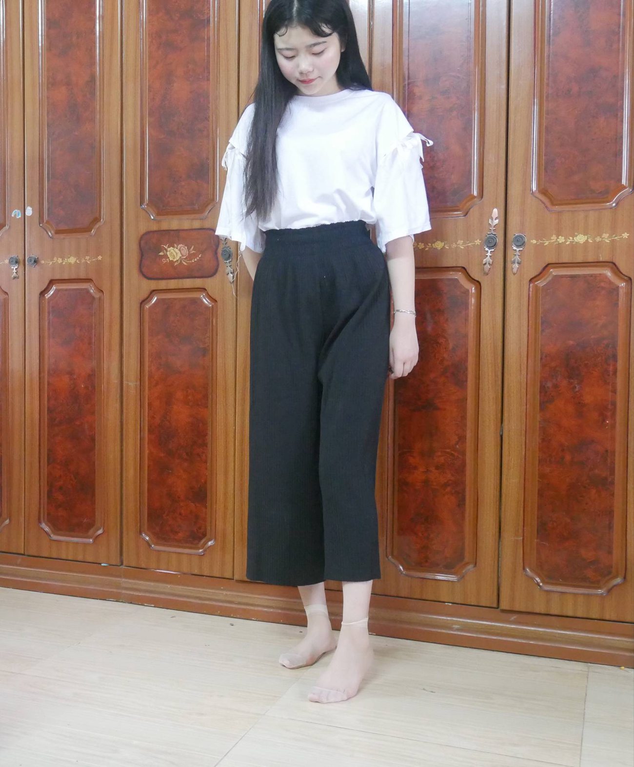 图片[54]-学妹校园寝室短丝系列009期 曹颖[112P] – 速更版-美库