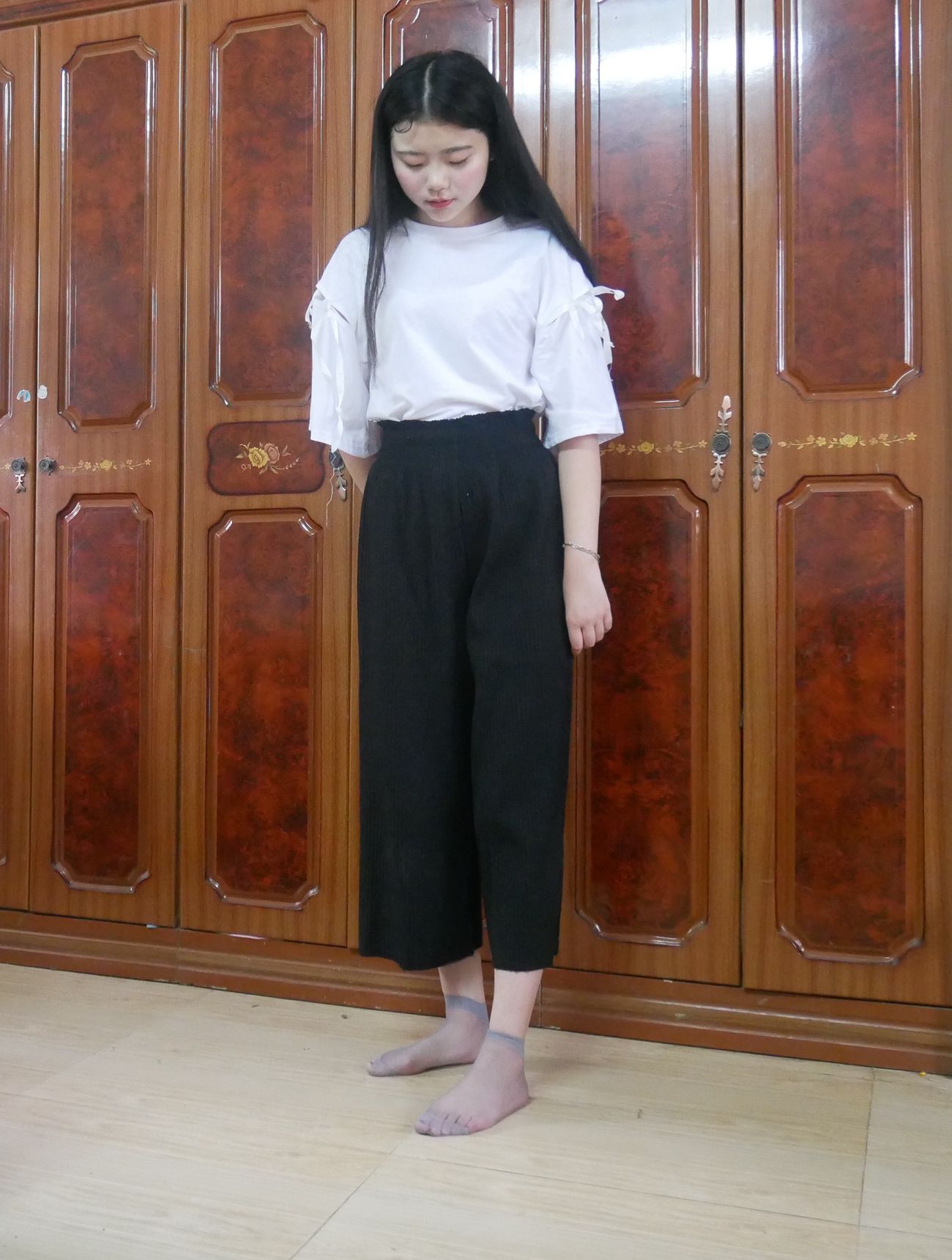 图片[58]-学妹校园寝室短丝系列009期 曹颖[112P] – 速更版-美库