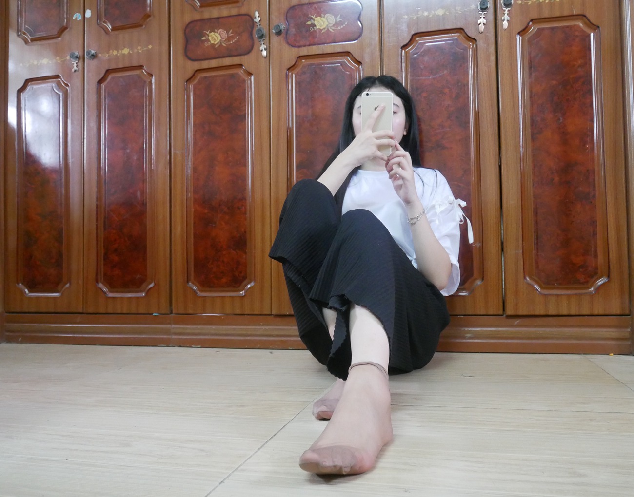 图片[59]-学妹校园寝室短丝系列009期 曹颖[112P] – 速更版-美库