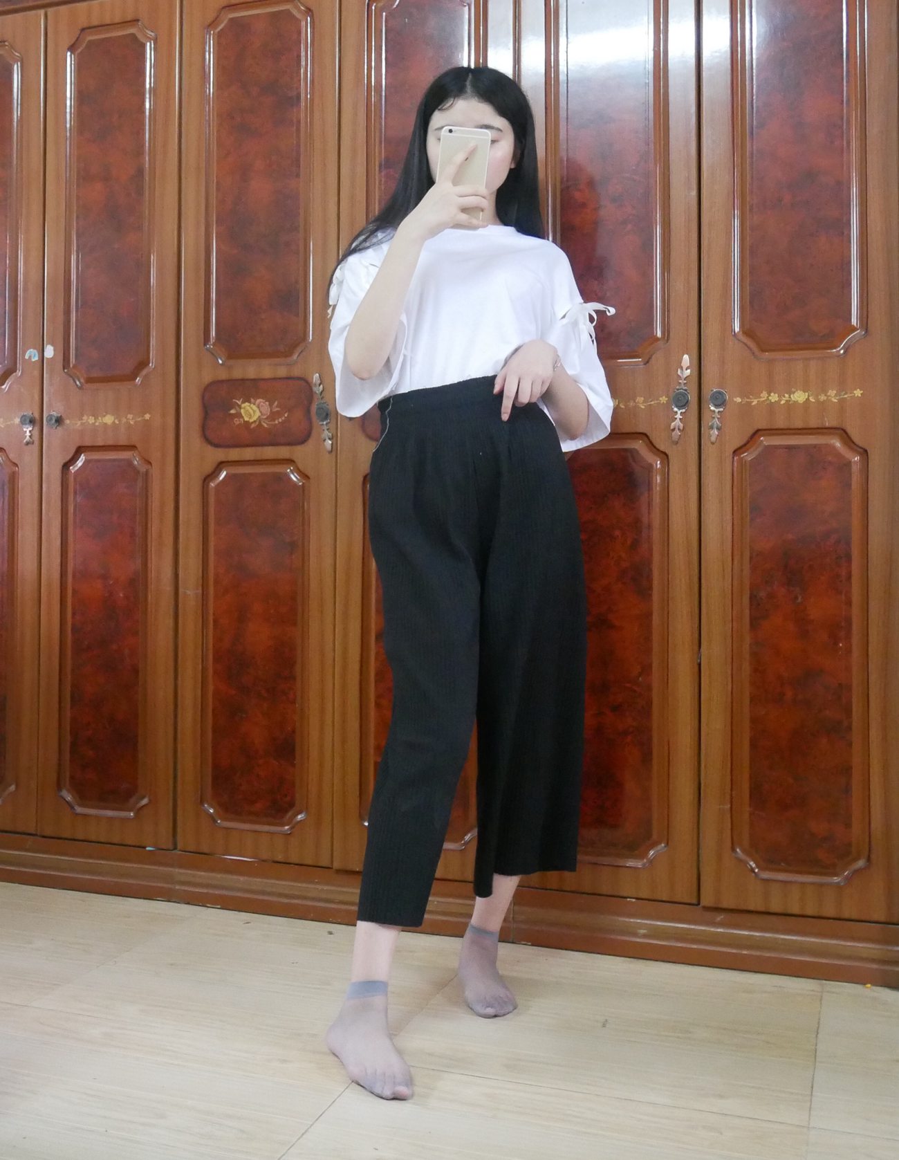 图片[61]-学妹校园寝室短丝系列009期 曹颖[112P] – 速更版-美库