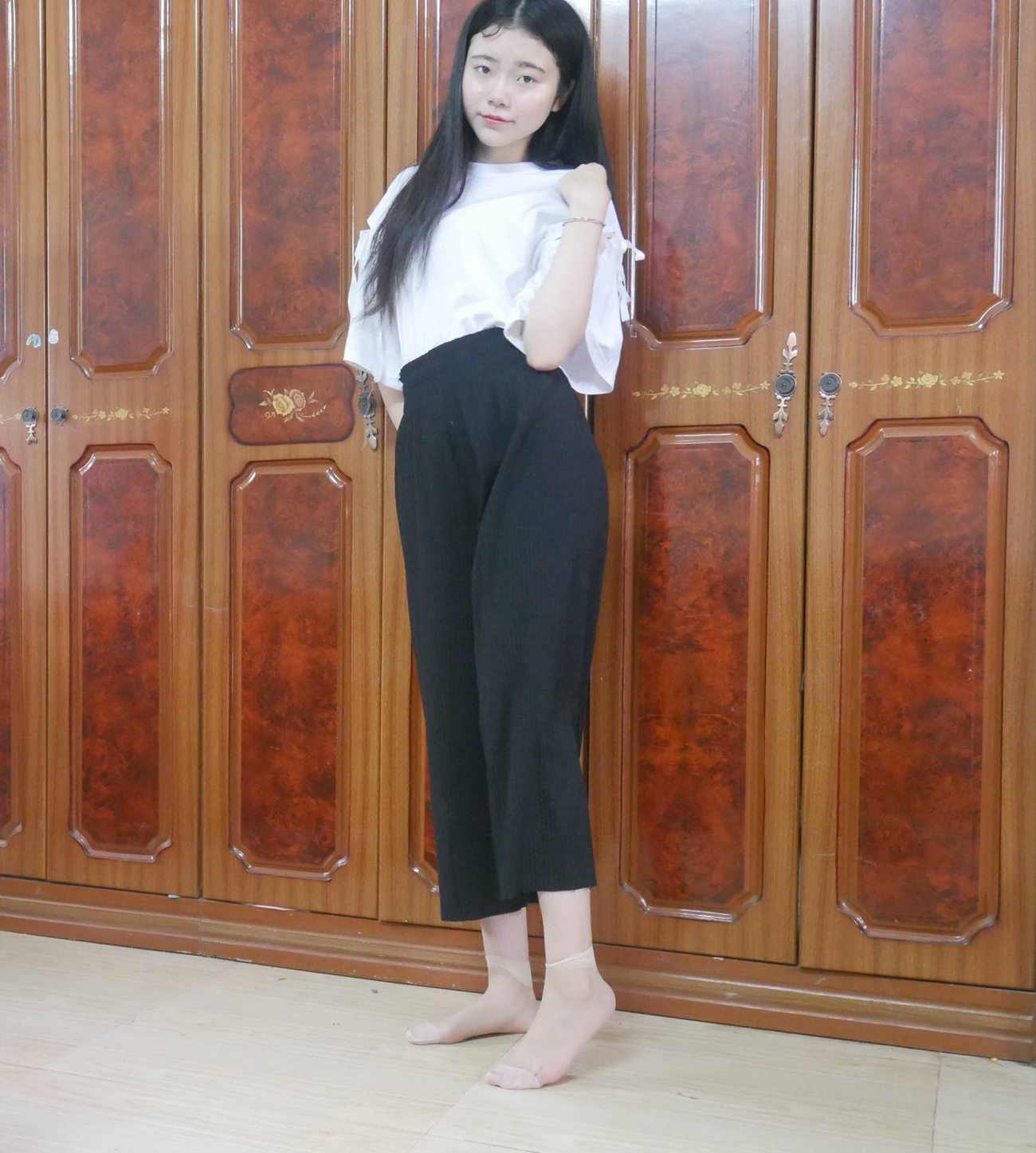 图片[64]-学妹校园寝室短丝系列009期 曹颖[112P] – 速更版-美库