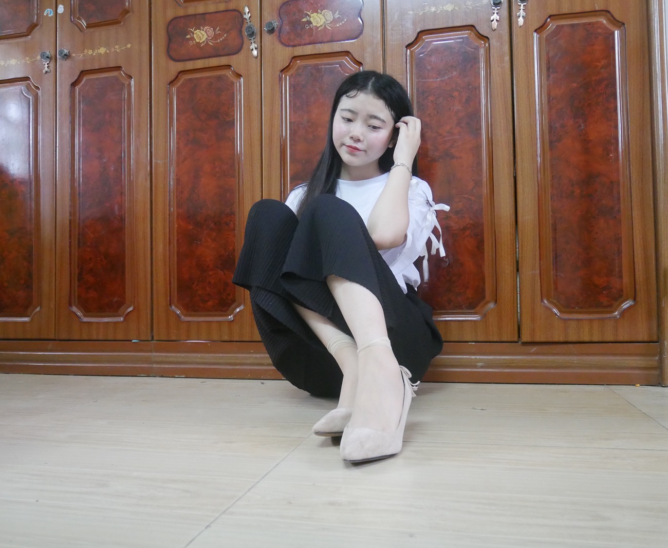 图片[71]-学妹校园寝室短丝系列009期 曹颖[112P] – 速更版-美库