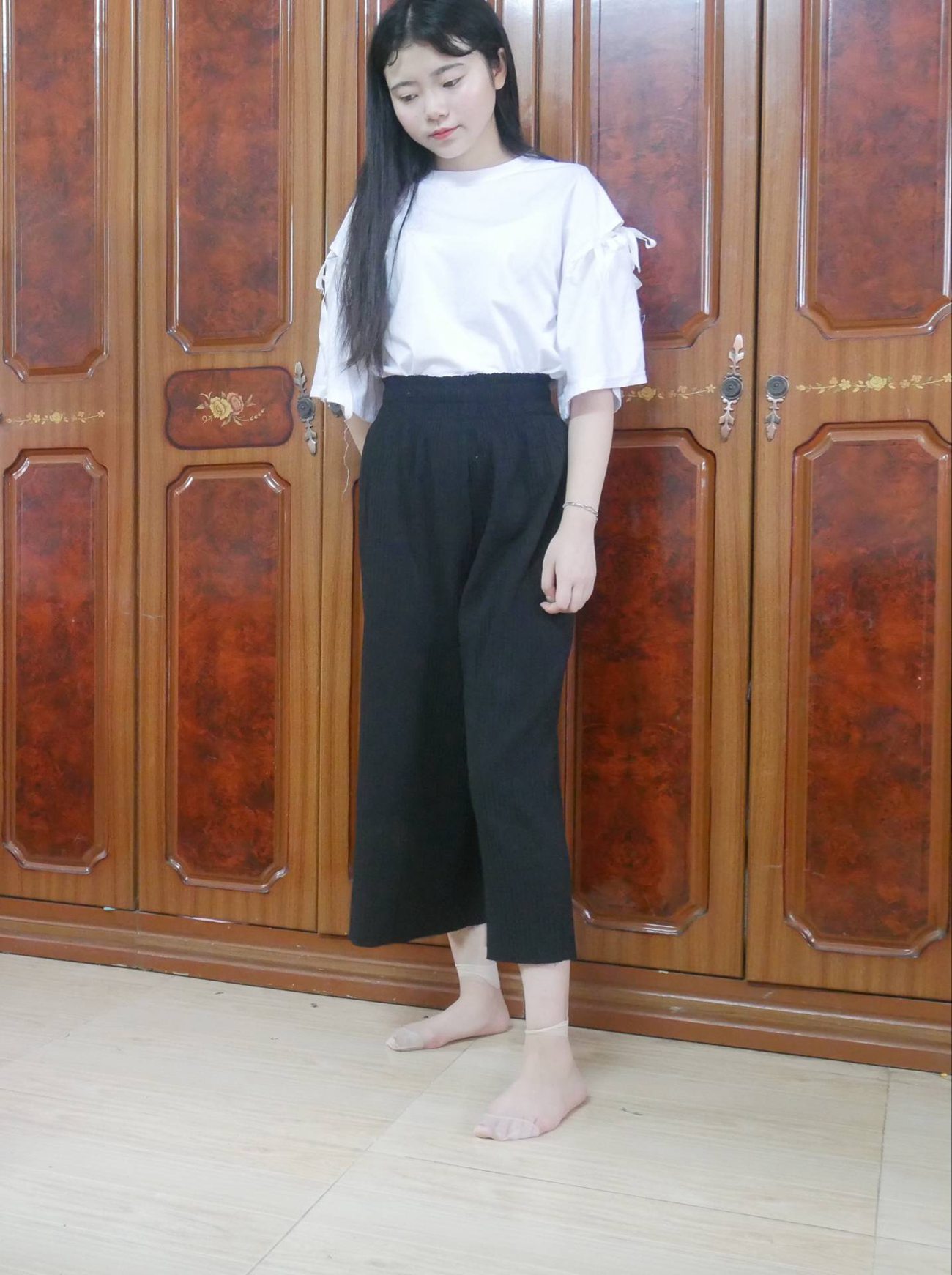 图片[75]-学妹校园寝室短丝系列009期 曹颖[112P] – 速更版-美库