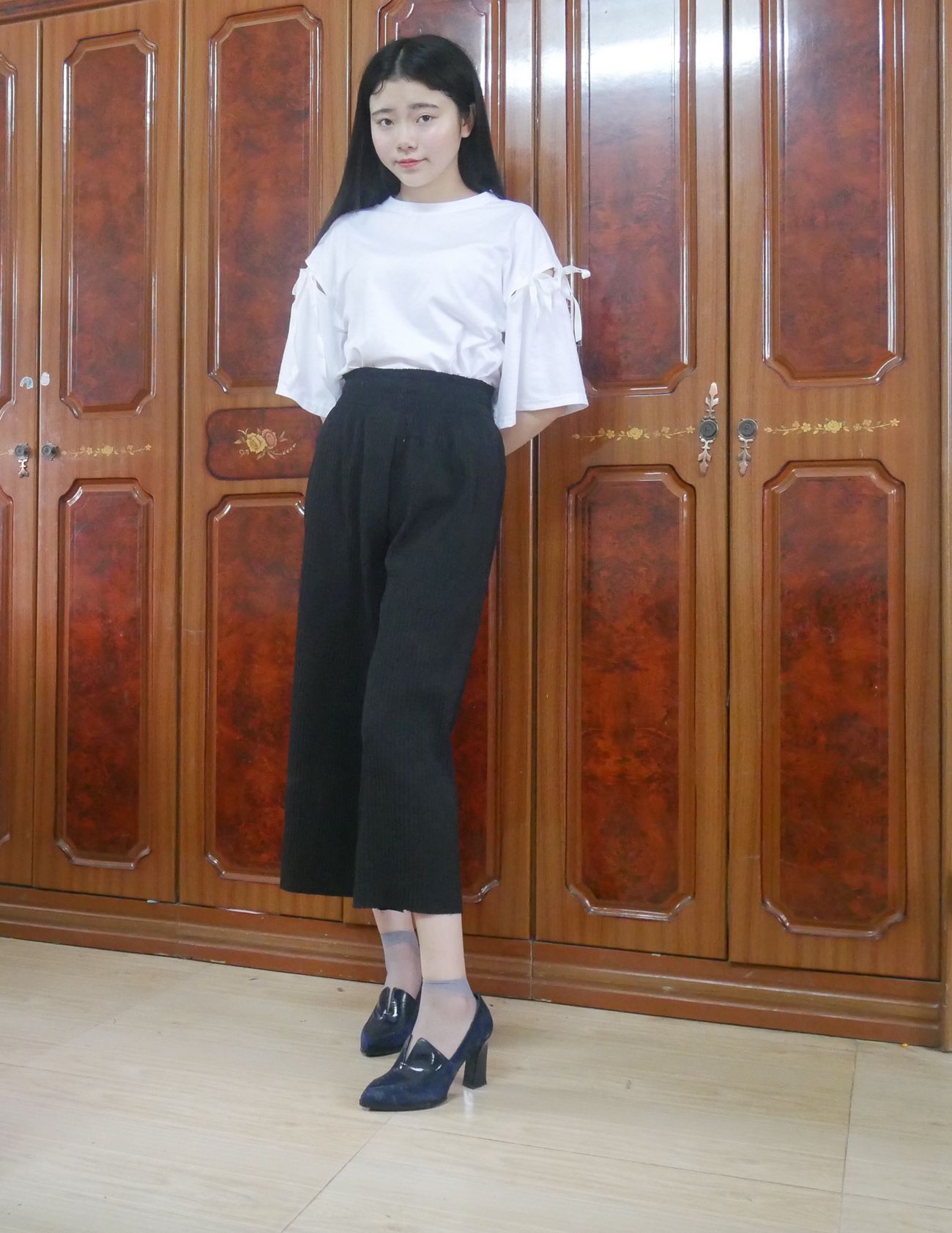 图片[76]-学妹校园寝室短丝系列009期 曹颖[112P] – 速更版-美库