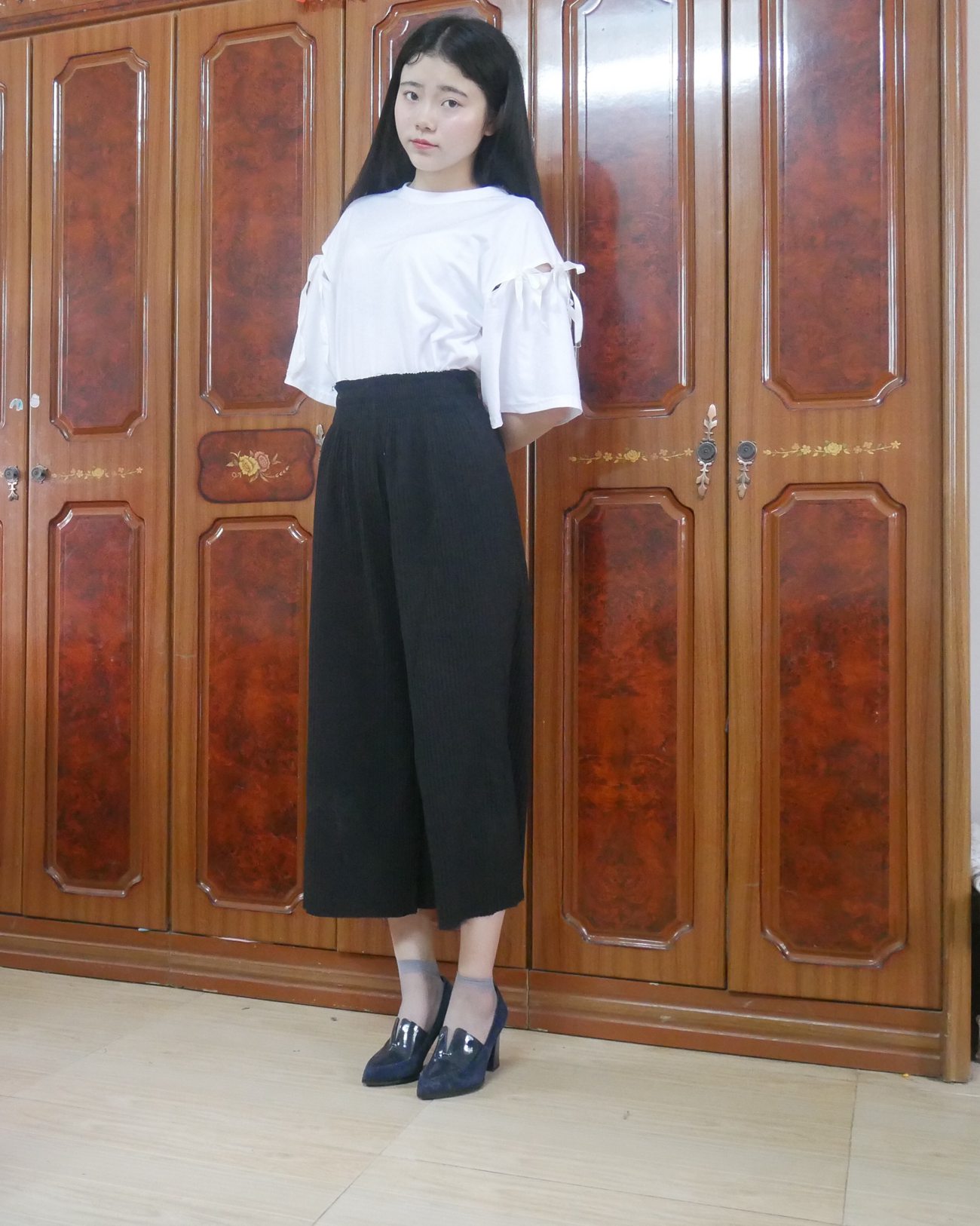 图片[82]-学妹校园寝室短丝系列009期 曹颖[112P] – 速更版-美库