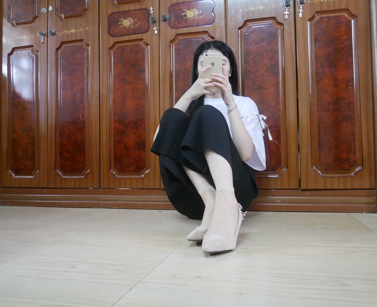 图片[100]-学妹校园寝室短丝系列009期 曹颖[112P] – 速更版-美库